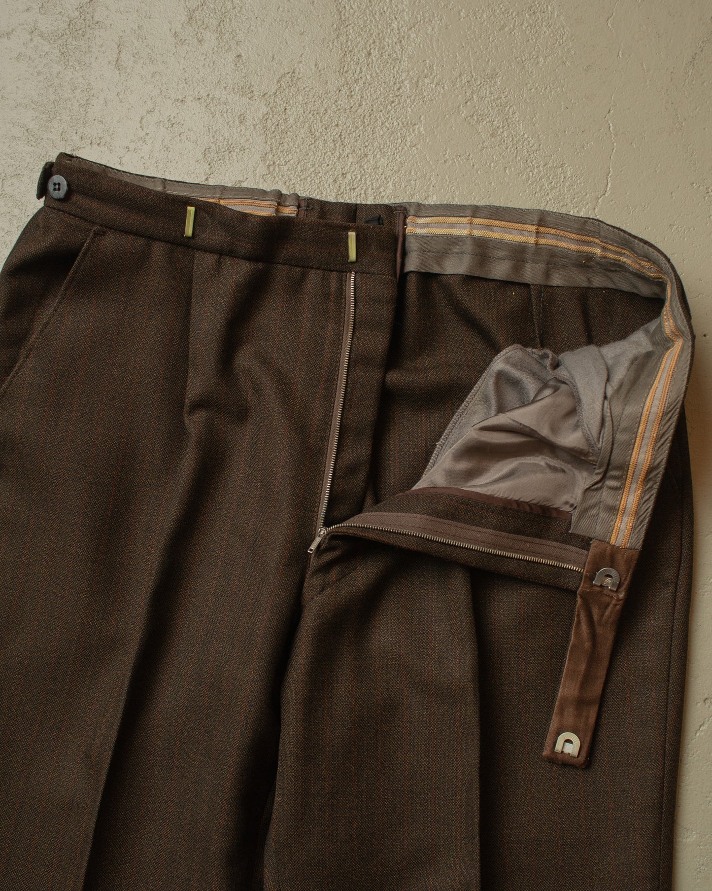 1960s CundA Three Piece Suit brown - M