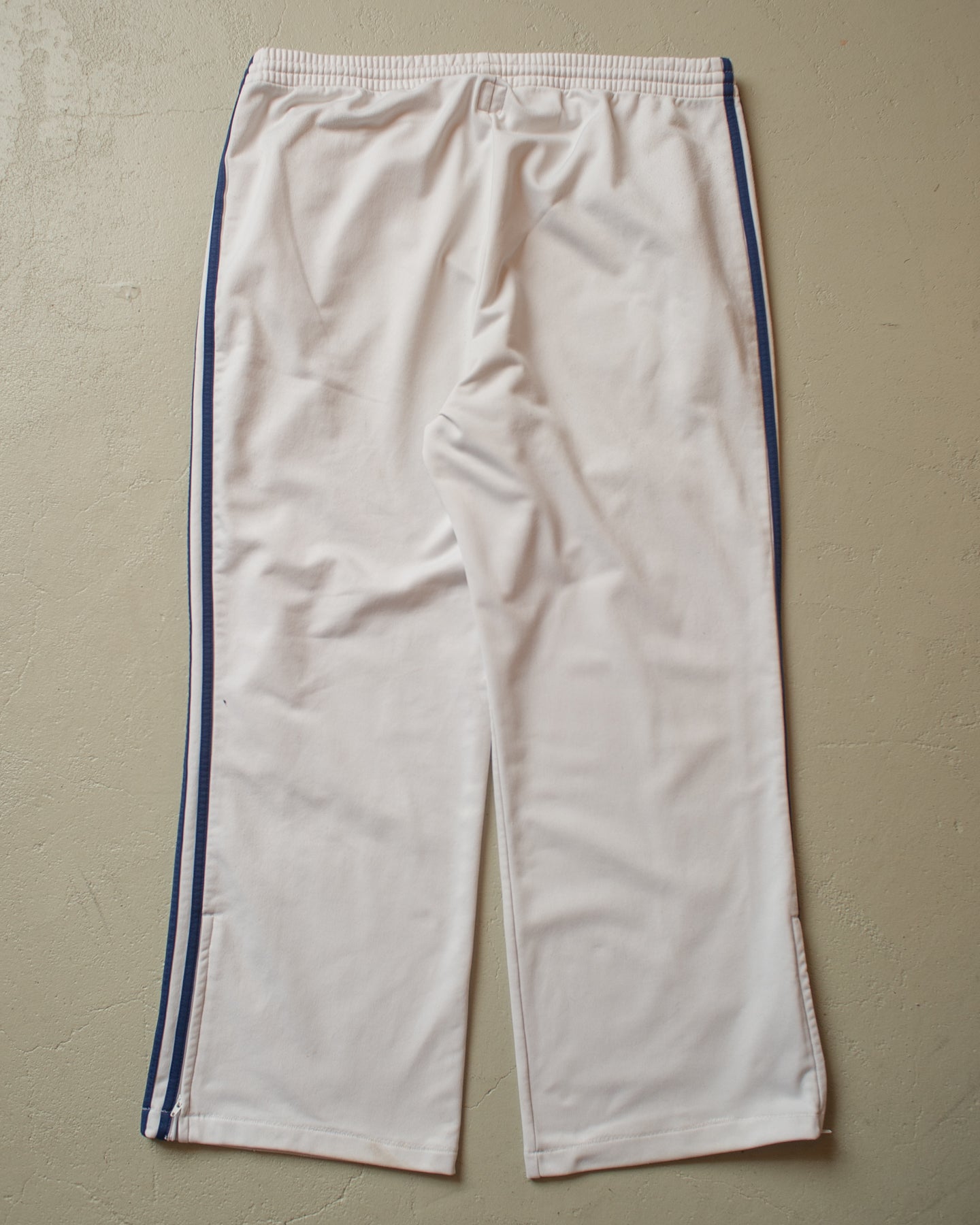 2000s Adidas Trackpants white - M/L