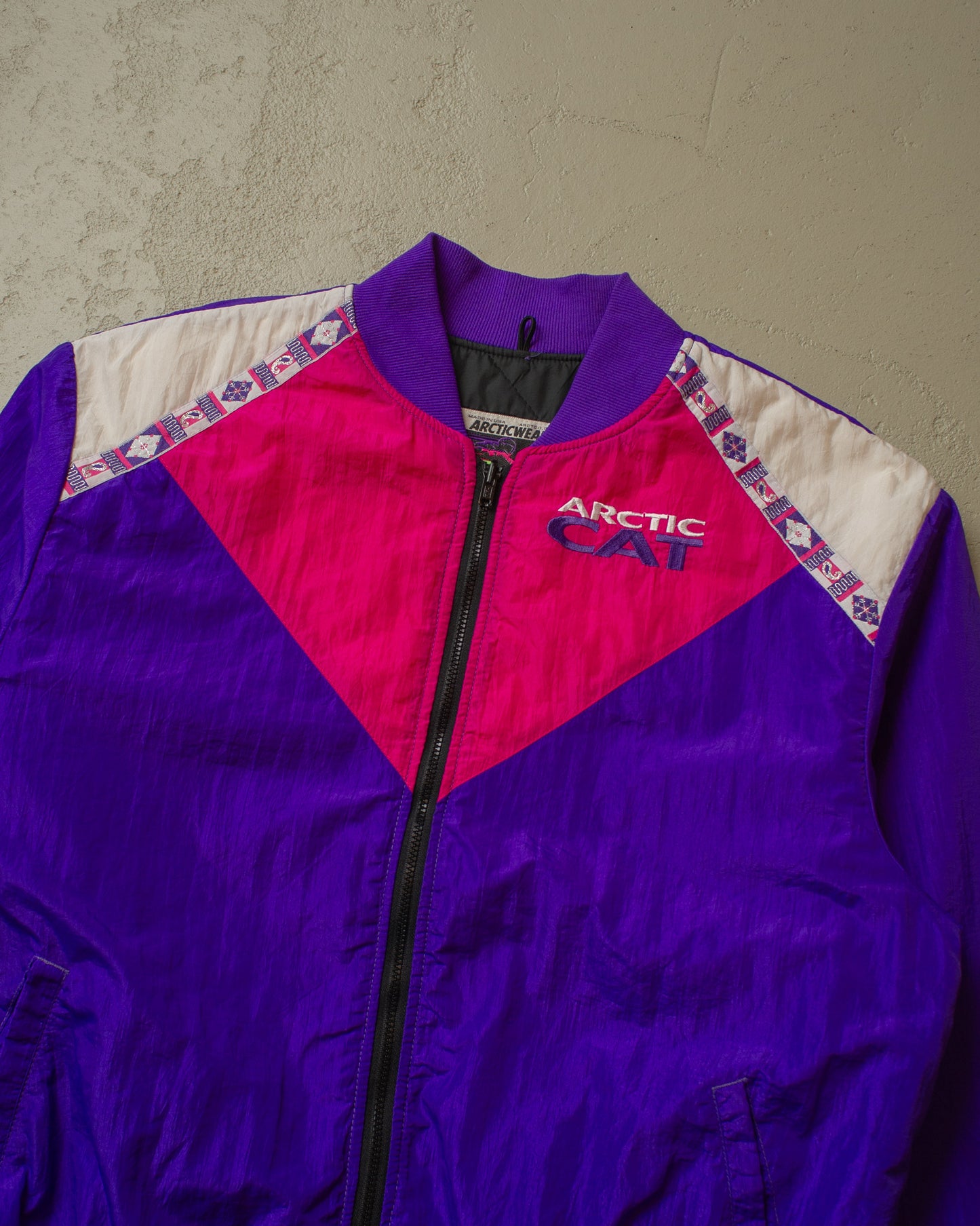 1980s Arctic Cat Liner Jacket purple - XL