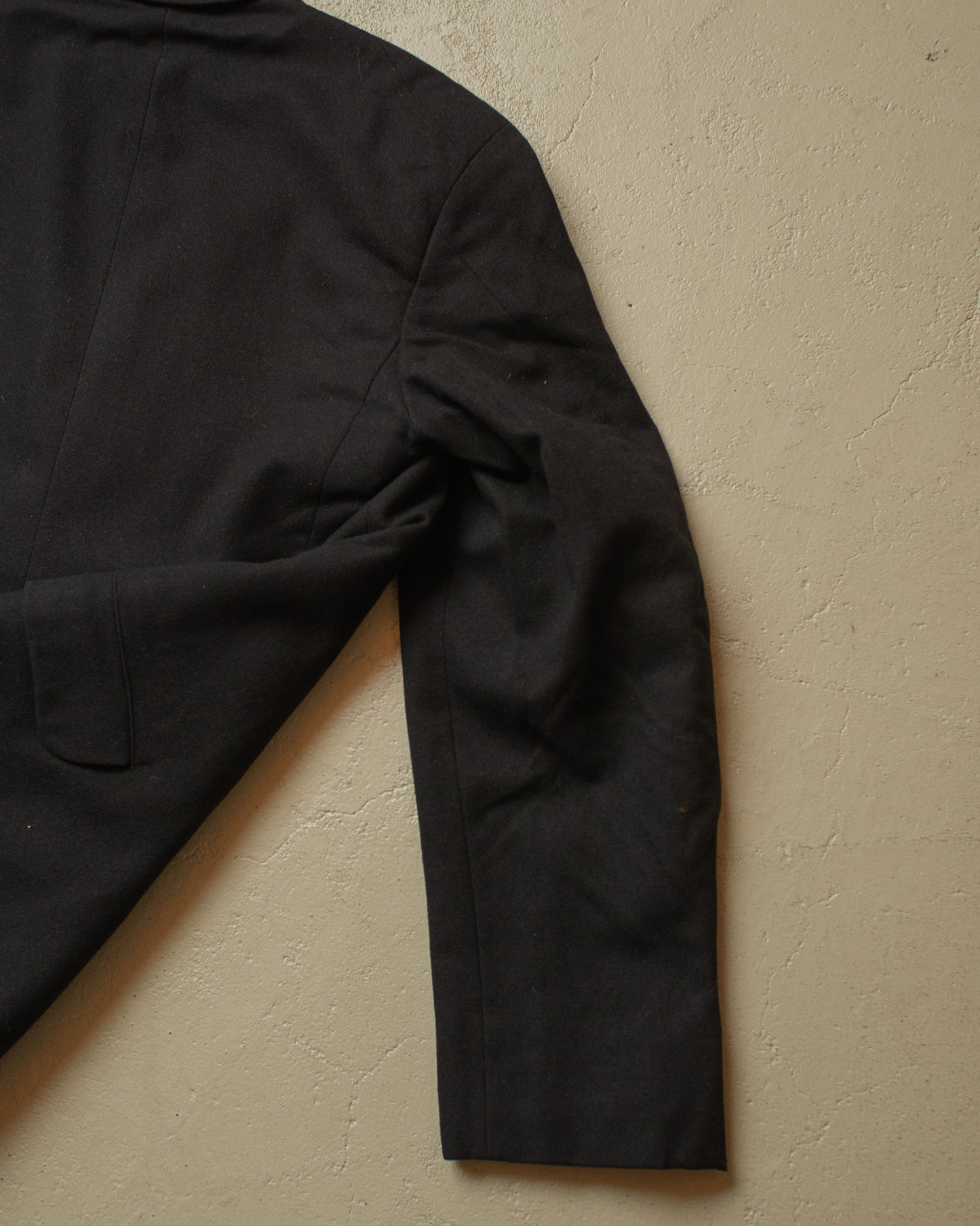 1920s/30s German Three Piece Wool Suit black - S/M