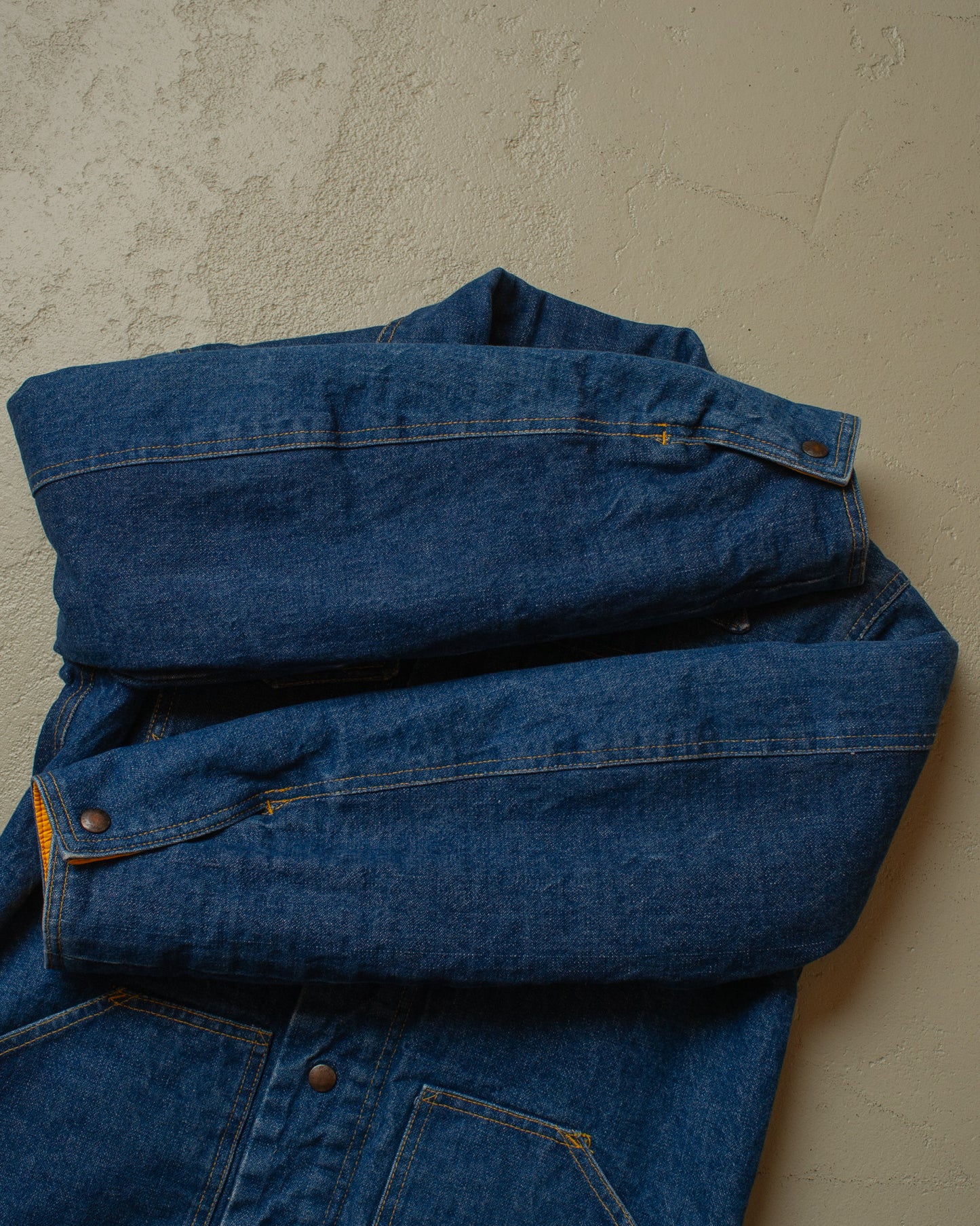 1970s/80s Northwind lined Denim Jacket blue - S/M