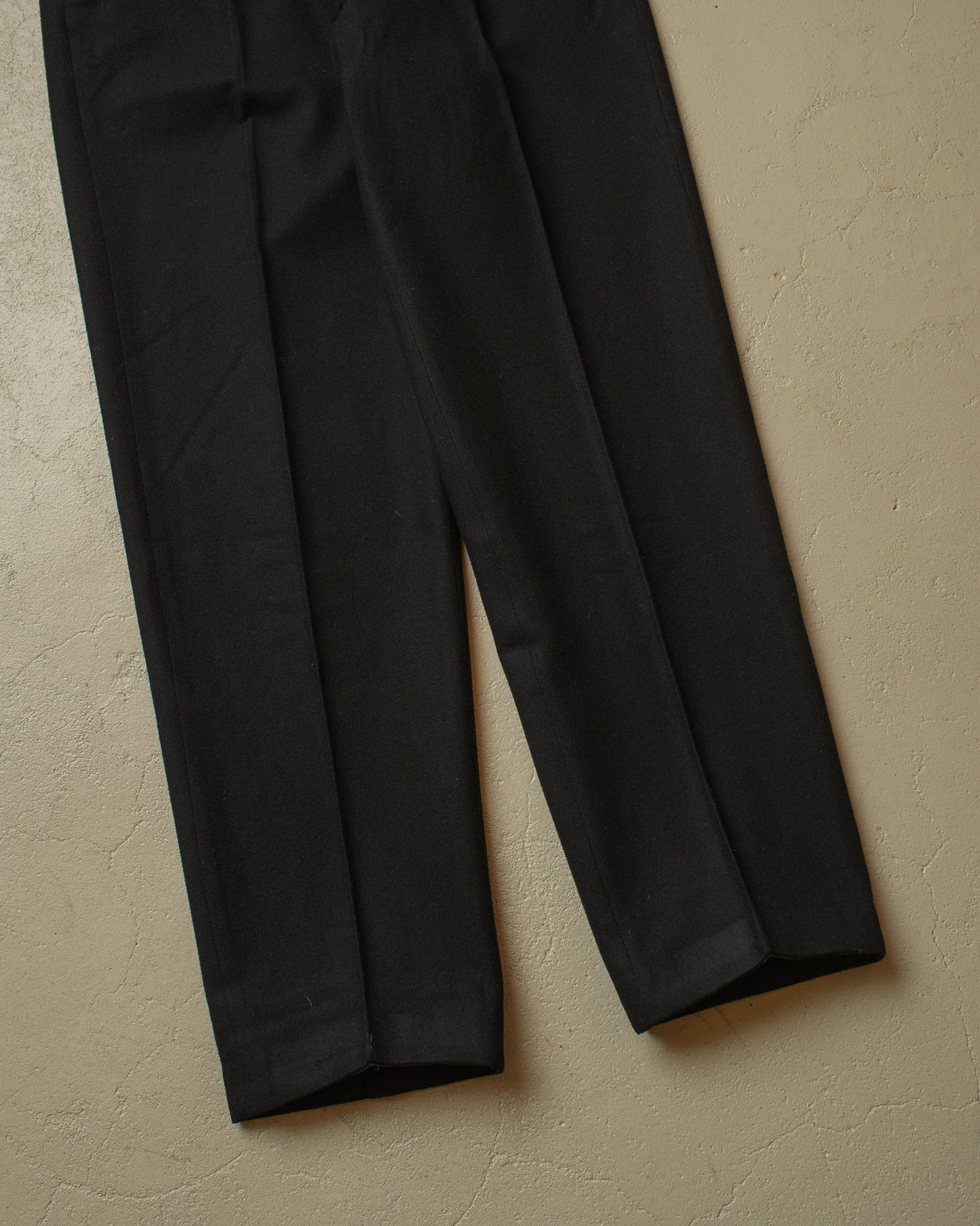 1920s/30s German Three Piece Wool Suit black - S/M
