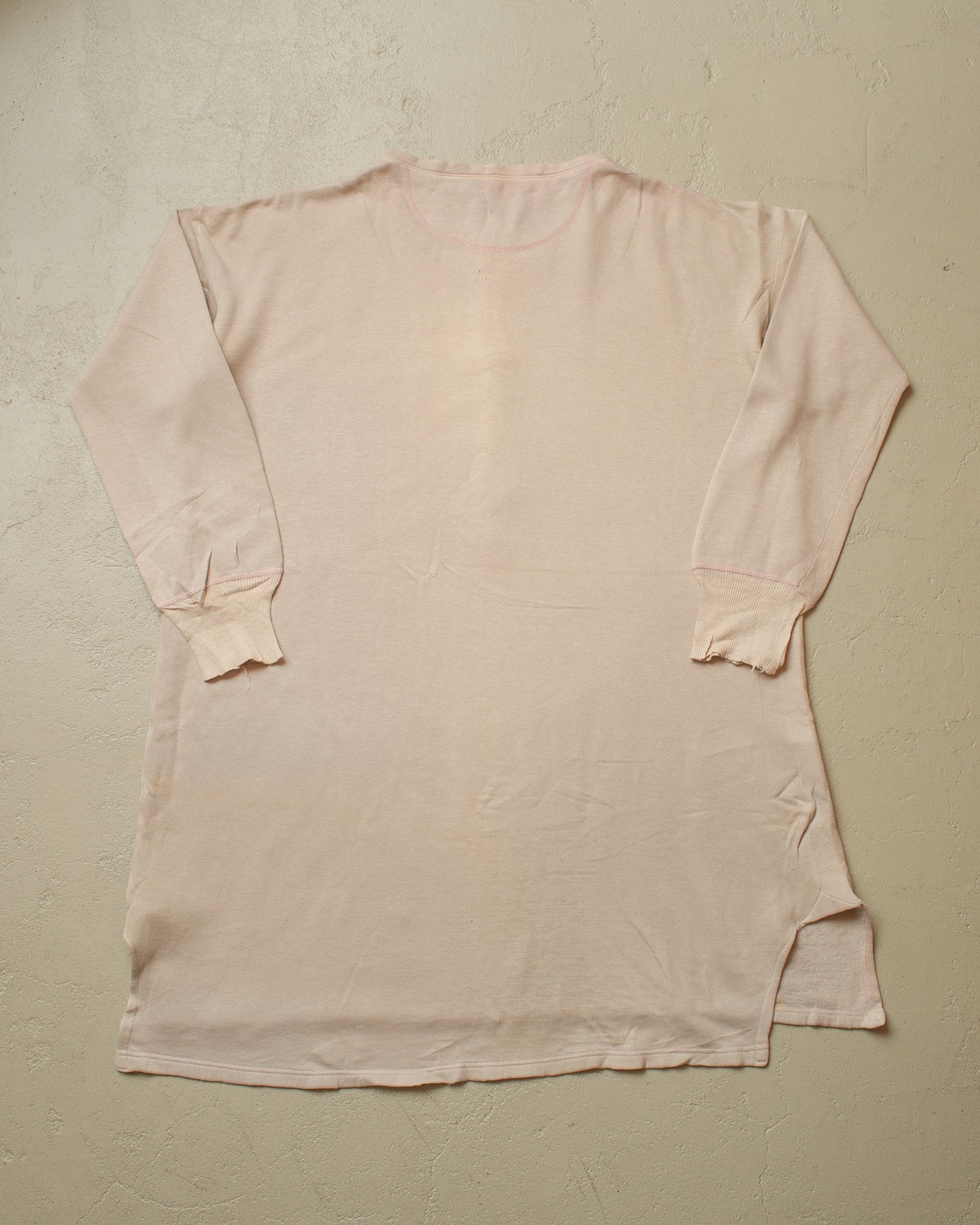 1930s/40s German distressed Cotton Undershirt creme - XL