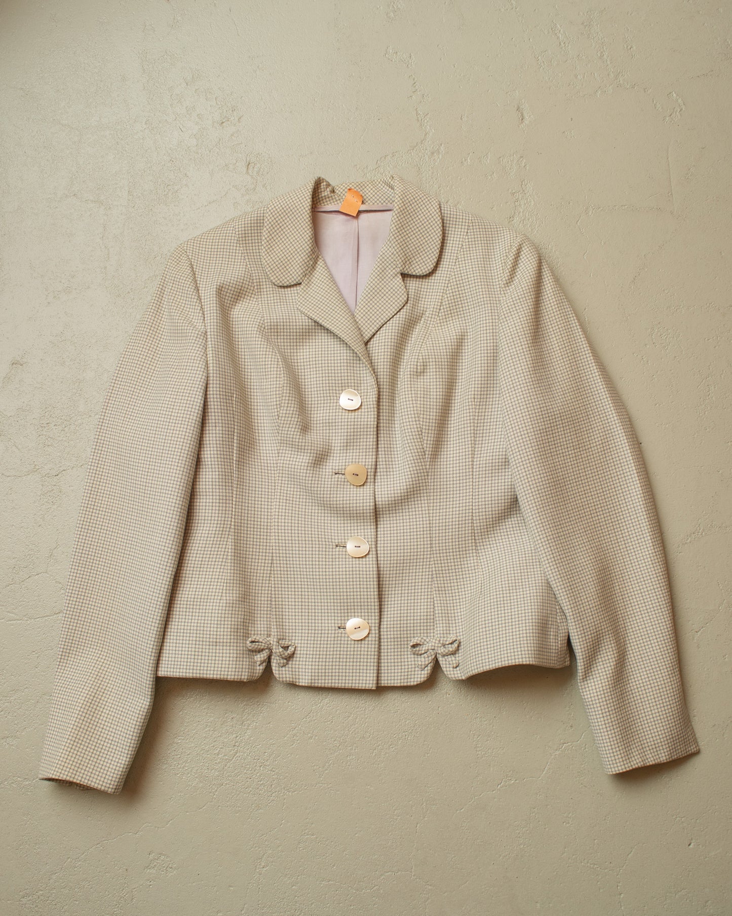1960s Womens Tailormade Set beige - XS/S
