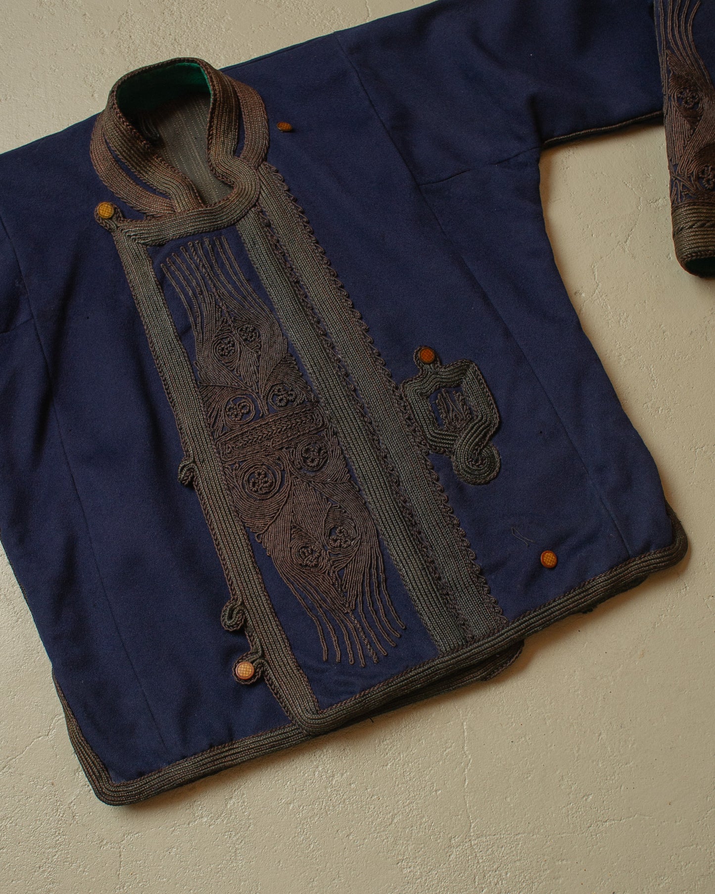 ca. 1910s-30s East European? Womens Traditional Jacket navyblue - M/L