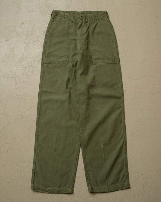 1960s/70s US Army Baker Pants green - W26 L29