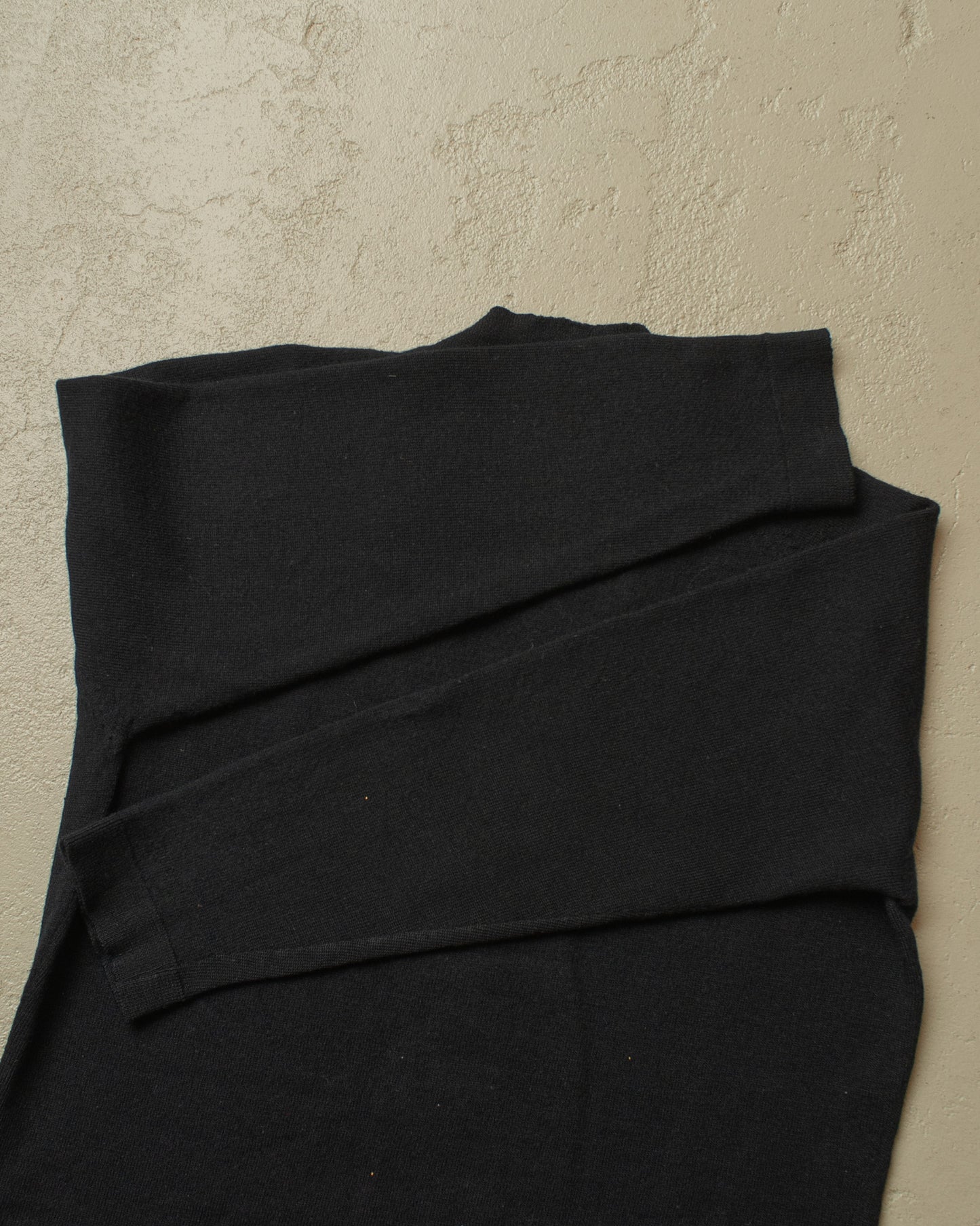 1930s/40s German Womens Wool Knit Cardigan black - S/M