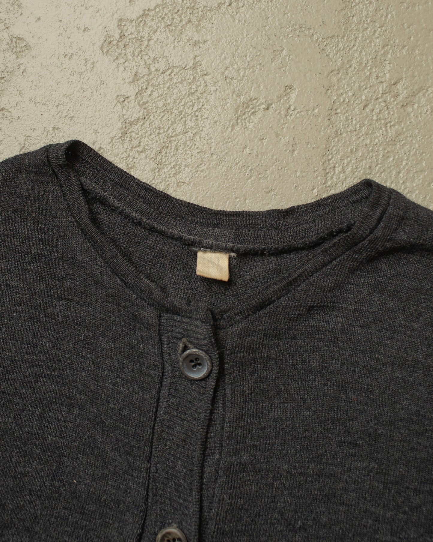 1940s German Wool Knit Cardigan grey - M