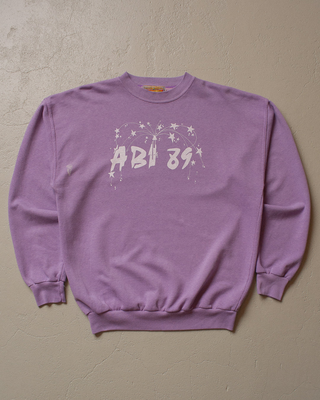 1989 ABI "normal isch annerscht!" Sweatshirt faded purple - XL