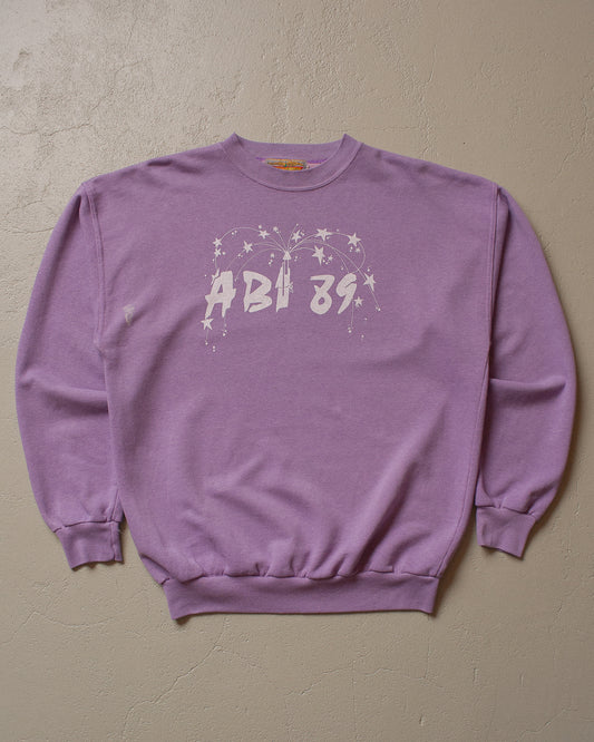 1989 ABI "normal isch annerscht!" Sweatshirt faded purple - XL