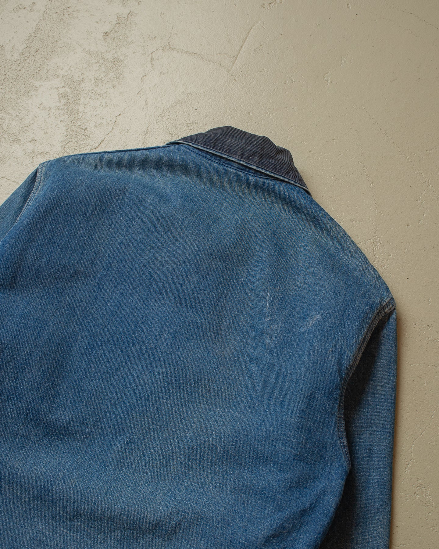 1970s Montgomery Ward lined Chore Coat blue - M/L