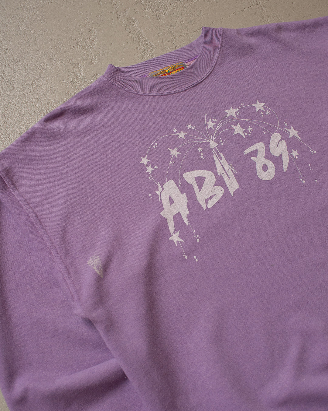 1989 ABI "normal isch annerscht!" Sweatshirt faded purple - XL