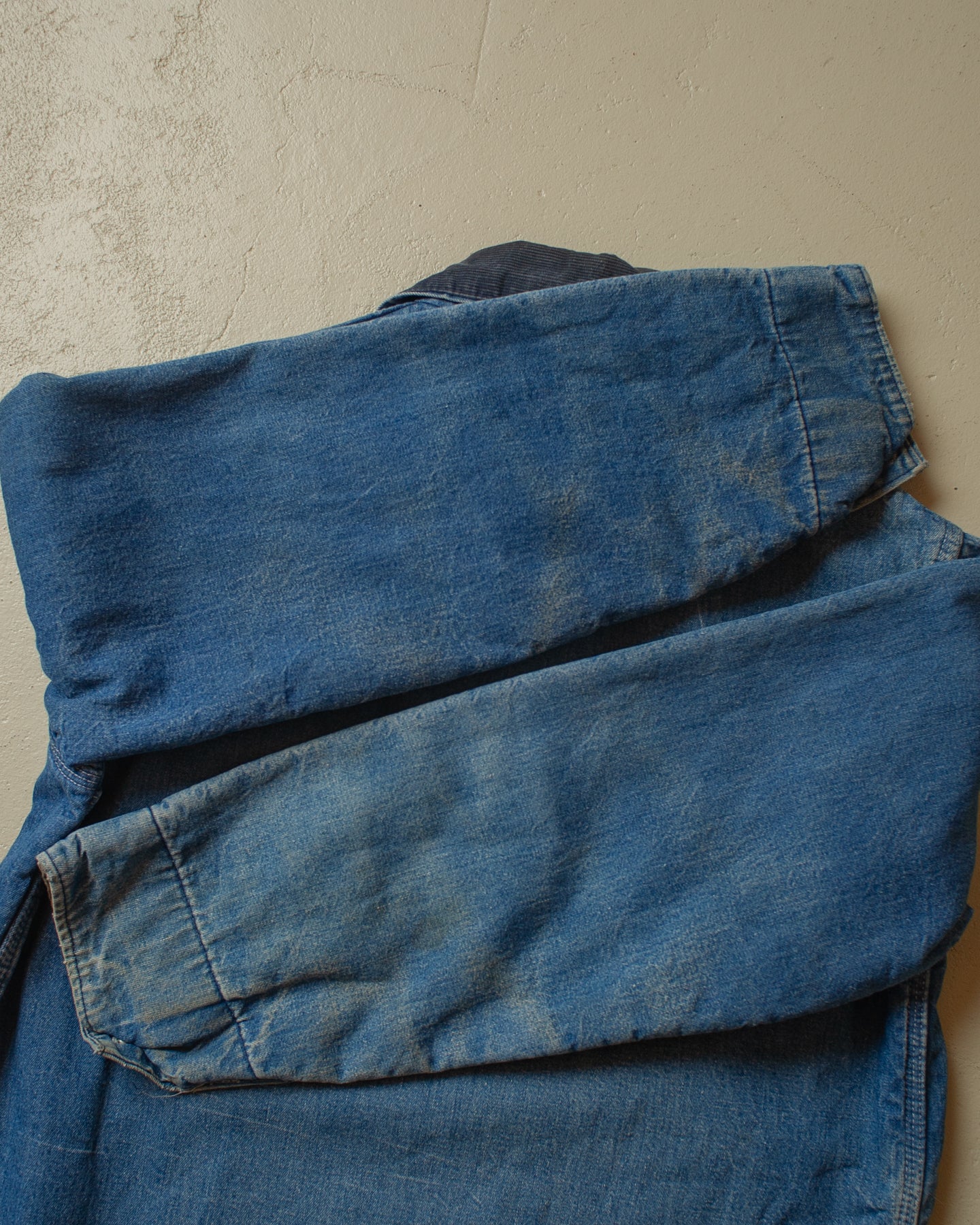 1970s Montgomery Ward lined Chore Coat blue - M/L