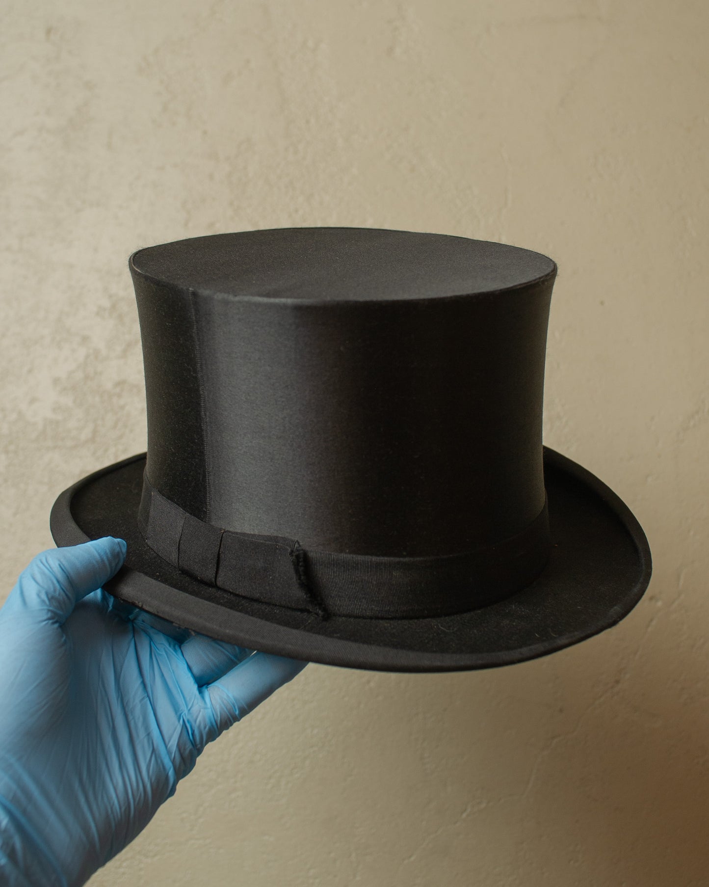1930s/40s German "Klapphut" Chapeau Claque black - 56,5