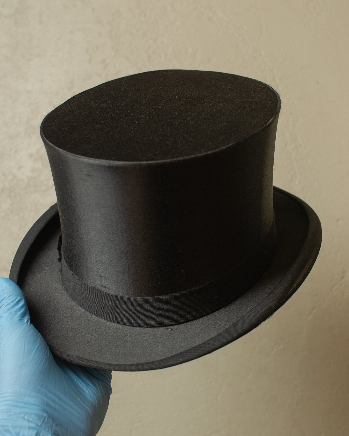 1930s/40s German "Klapphut" Chapeau Claque black - 56,5
