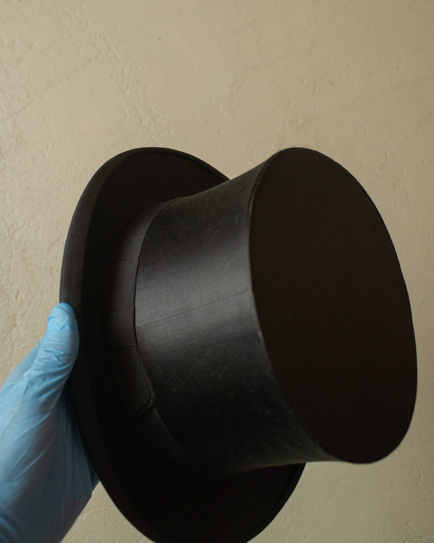 1930s/40s German "Klapphut" Chapeau Claque black - 56,5