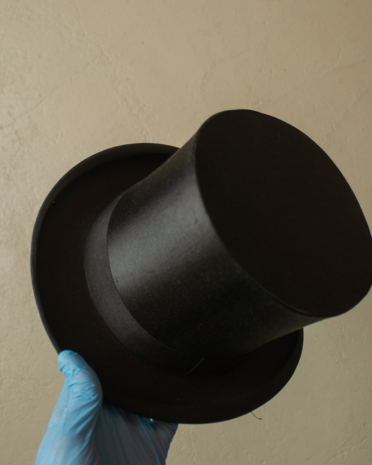 1930s/40s German "Klapphut" Chapeau Claque black - 56,5