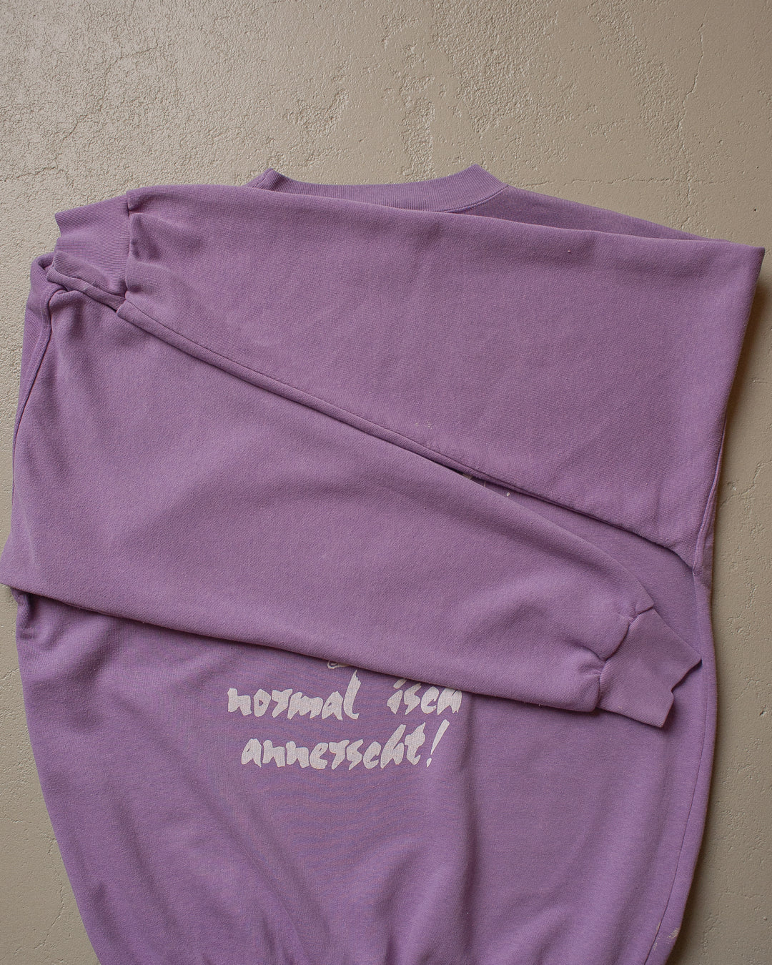 1989 ABI "normal isch annerscht!" Sweatshirt faded purple - XL