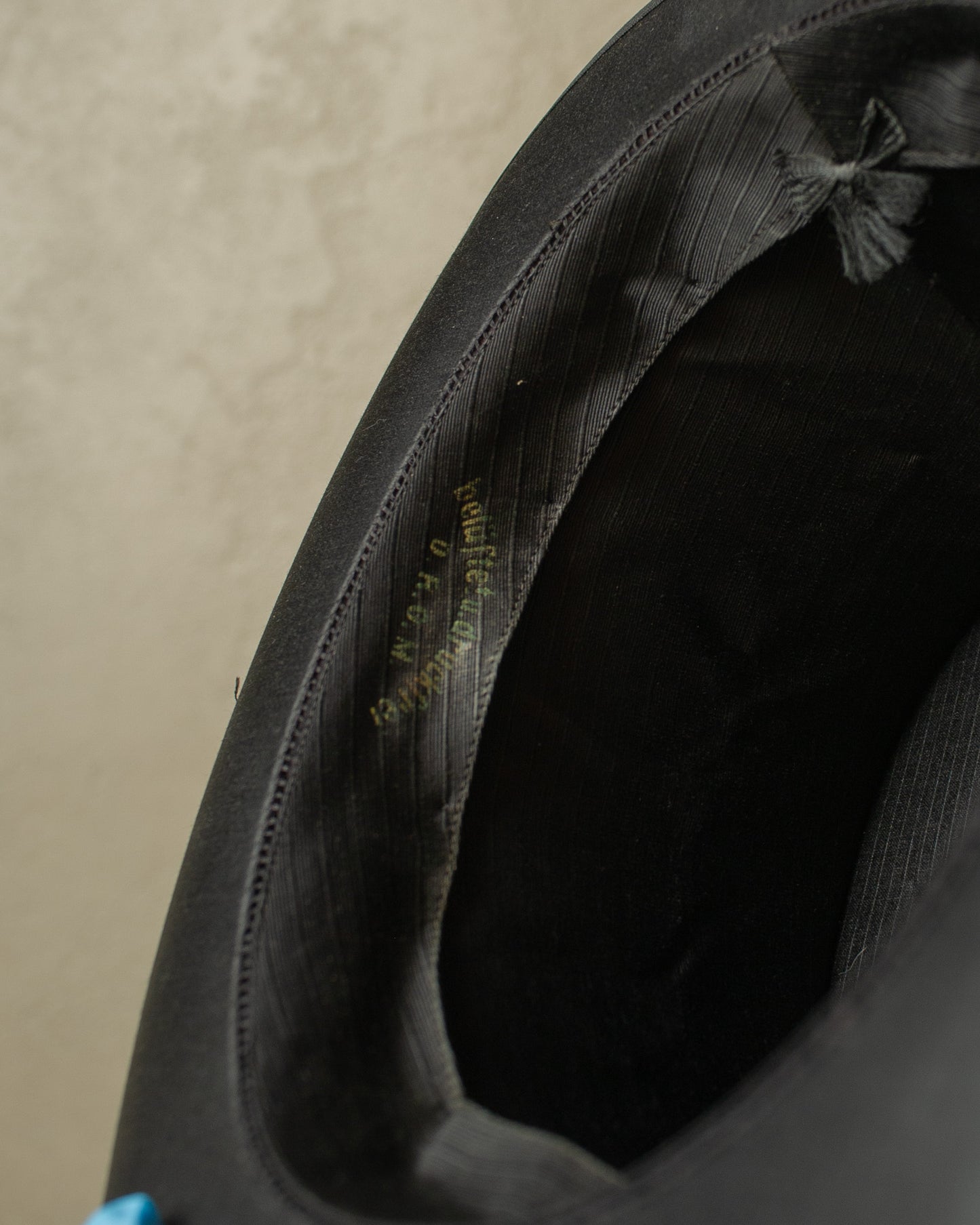 1930s/40s German "Klapphut" Chapeau Claque black - 56,5