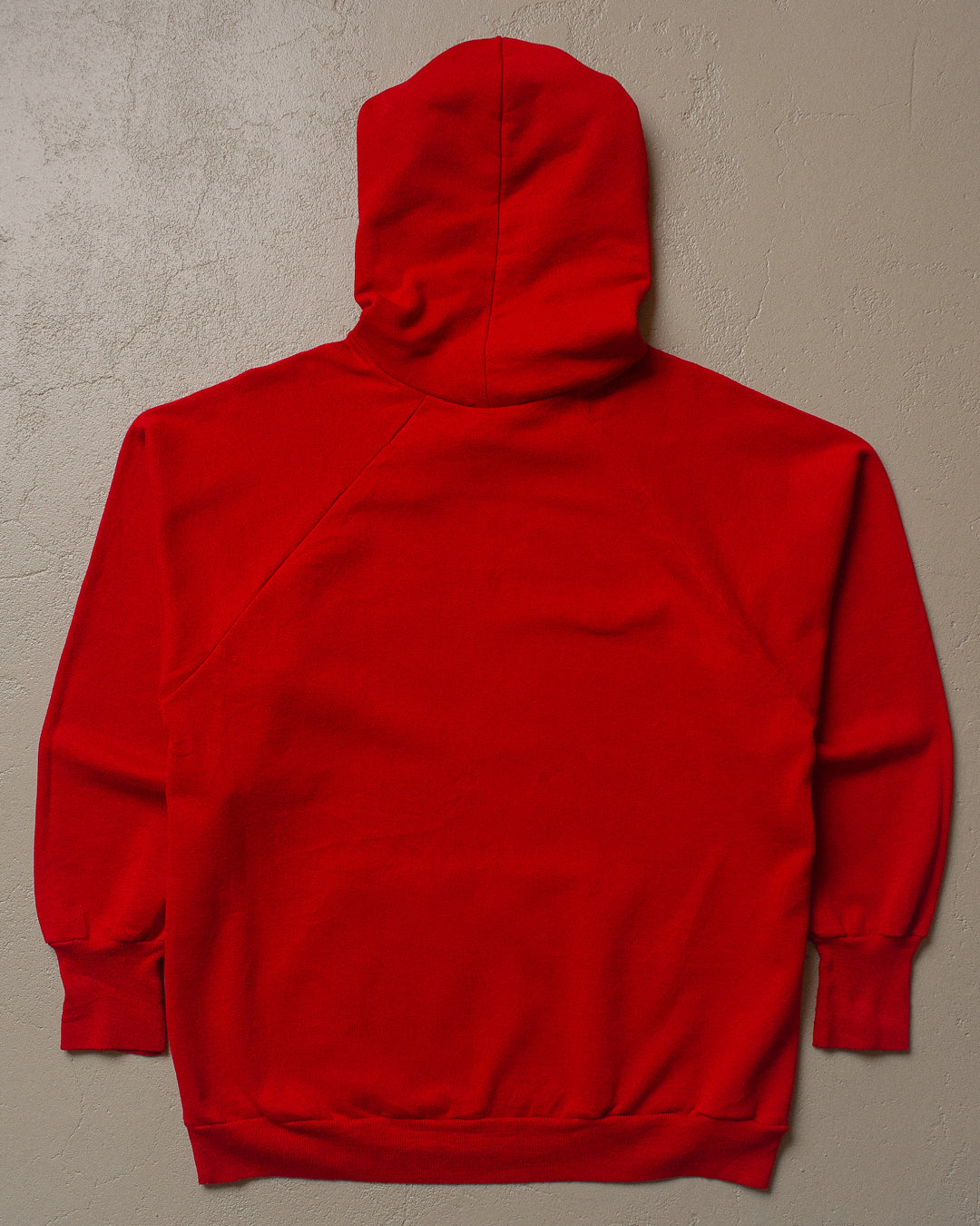 80s Lake Ontario Fish Print Hoodie red - L