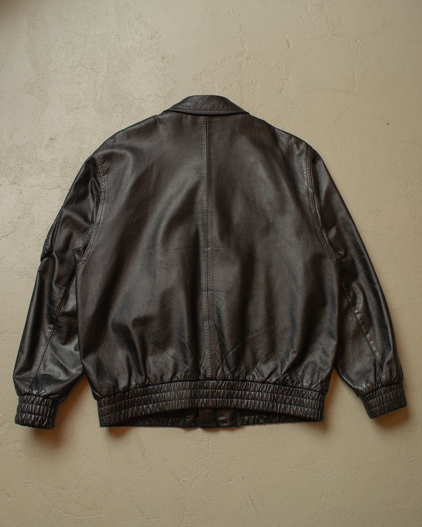 1993 Polizei Leather Jacket black - XL/XXL