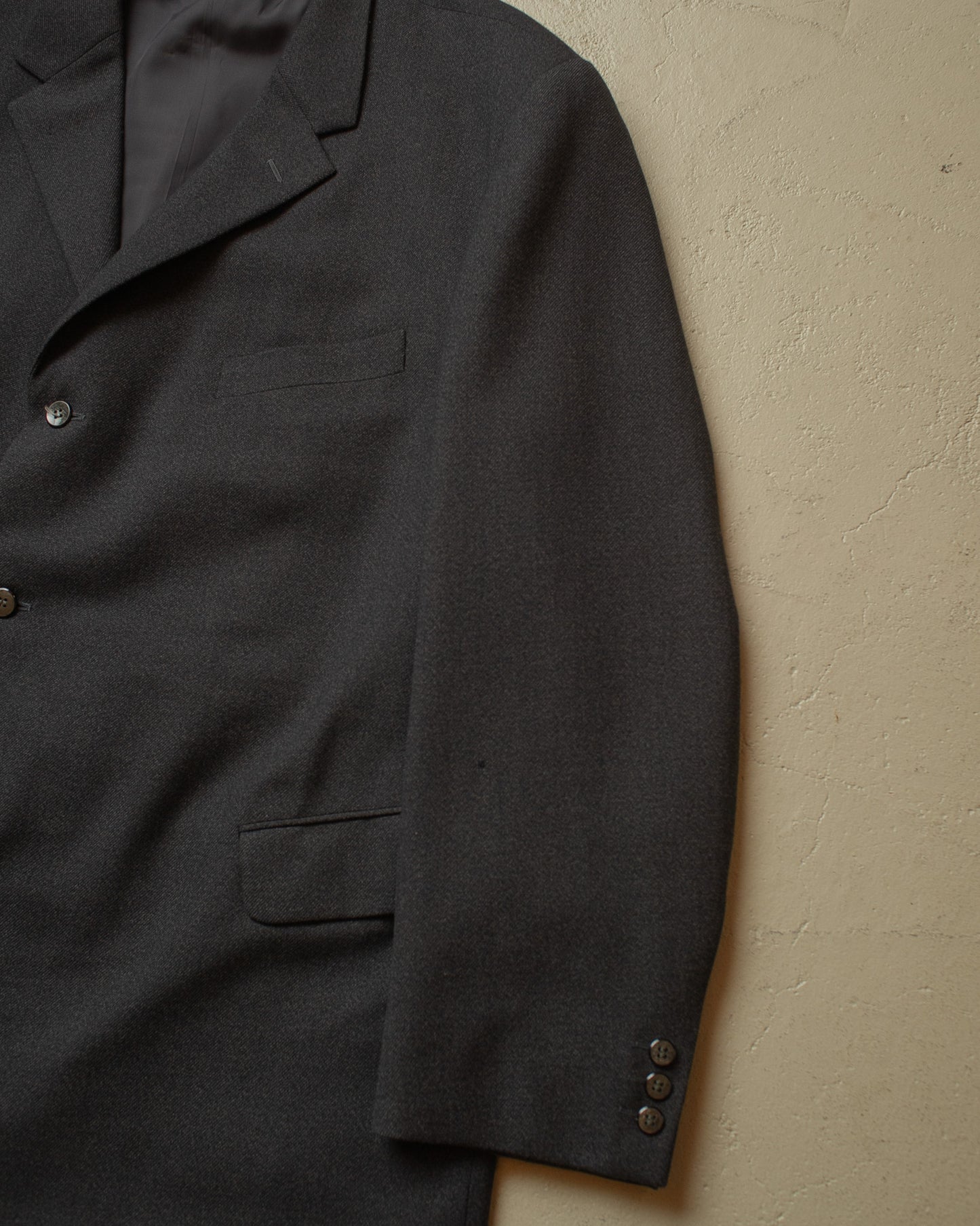 1960s C&A "Formtreu" Two Piece Wool Suit grey - XL/XXL