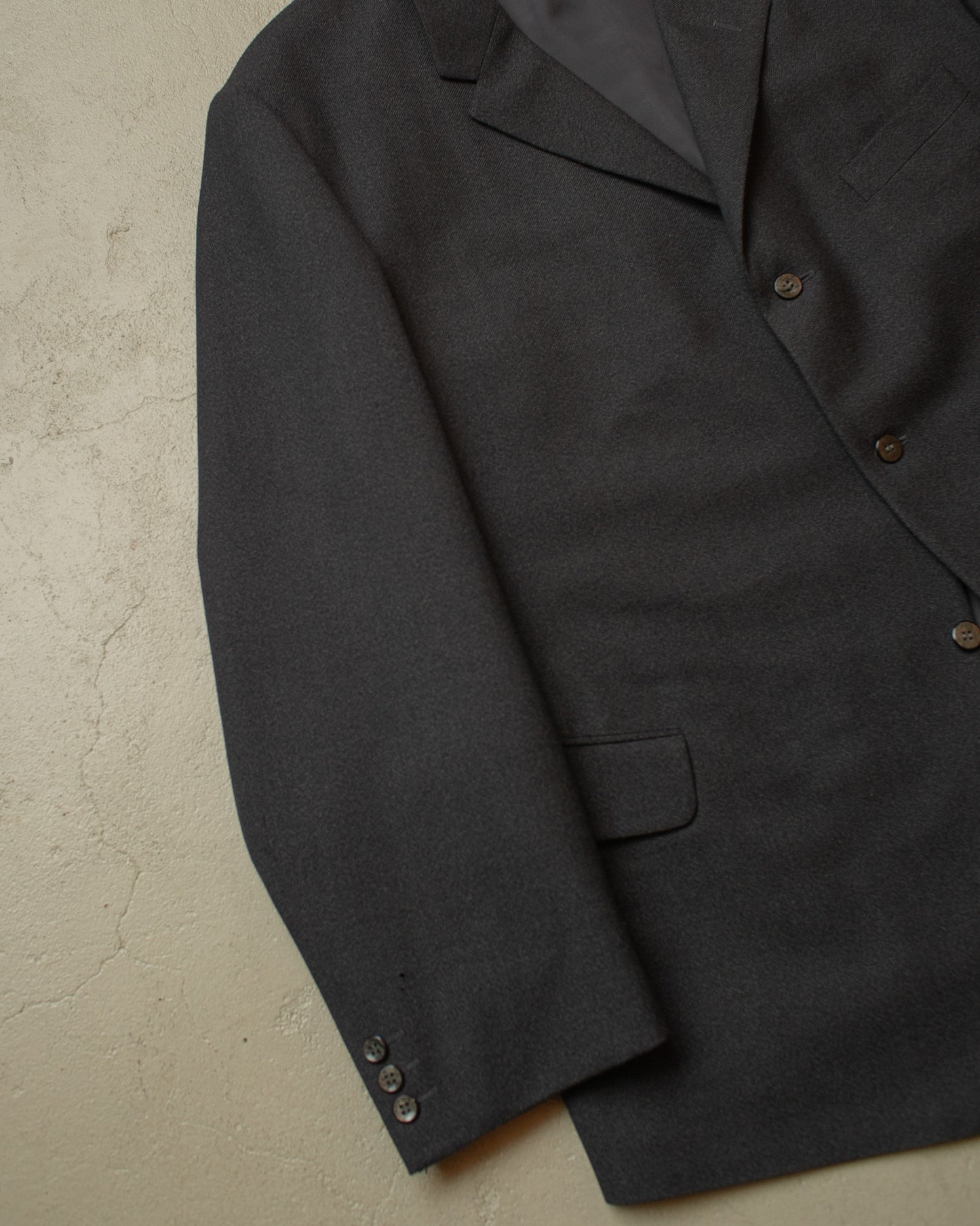 1960s C&A "Formtreu" Two Piece Wool Suit grey - XL/XXL