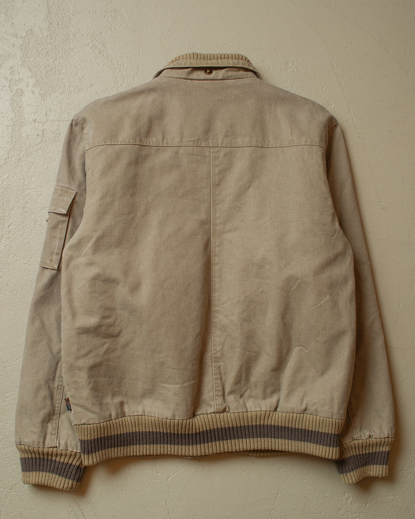 2000s Inscene Canvas Bomber Jacket beige - XL