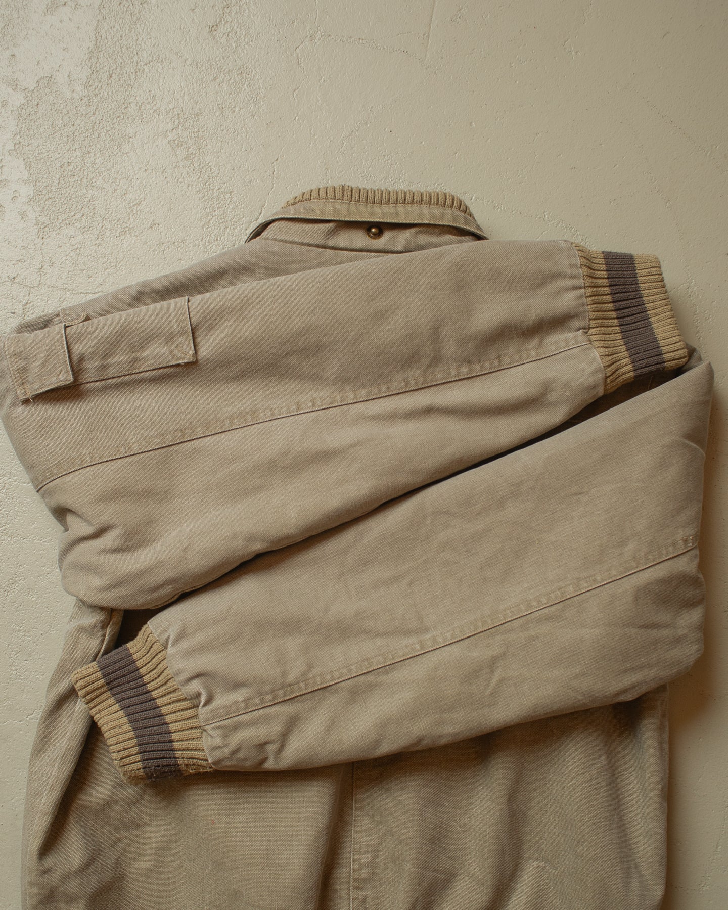 2000s Inscene Canvas Bomber Jacket beige - XL