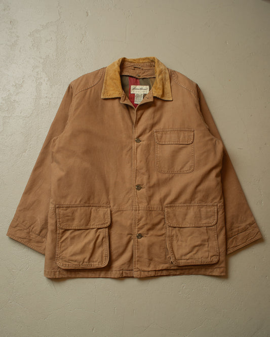 1990s Eddie Bauer lined Coat brown - M/L