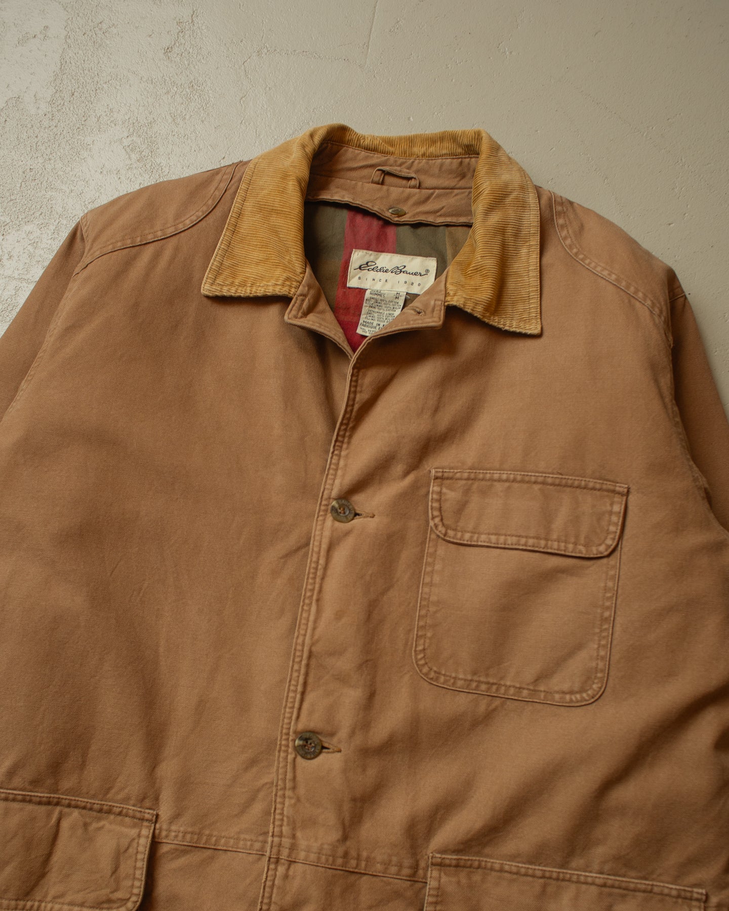 1990s Eddie Bauer lined Coat brown - M/L