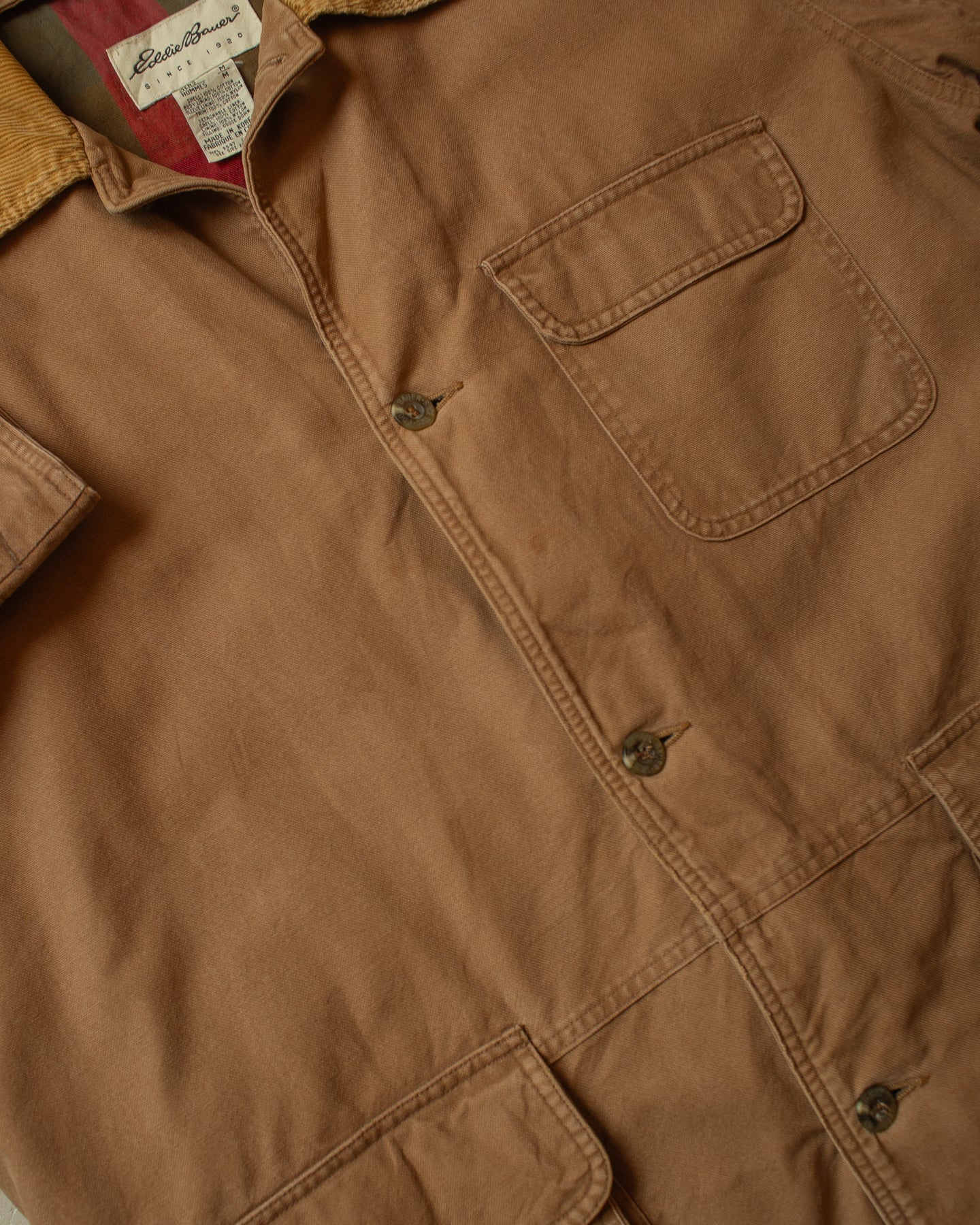 1990s Eddie Bauer lined Coat brown - M/L