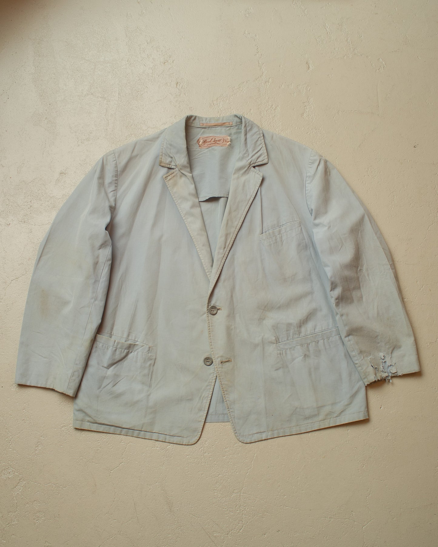 1950s German SpreeQuell light Jacket blue - L/XL