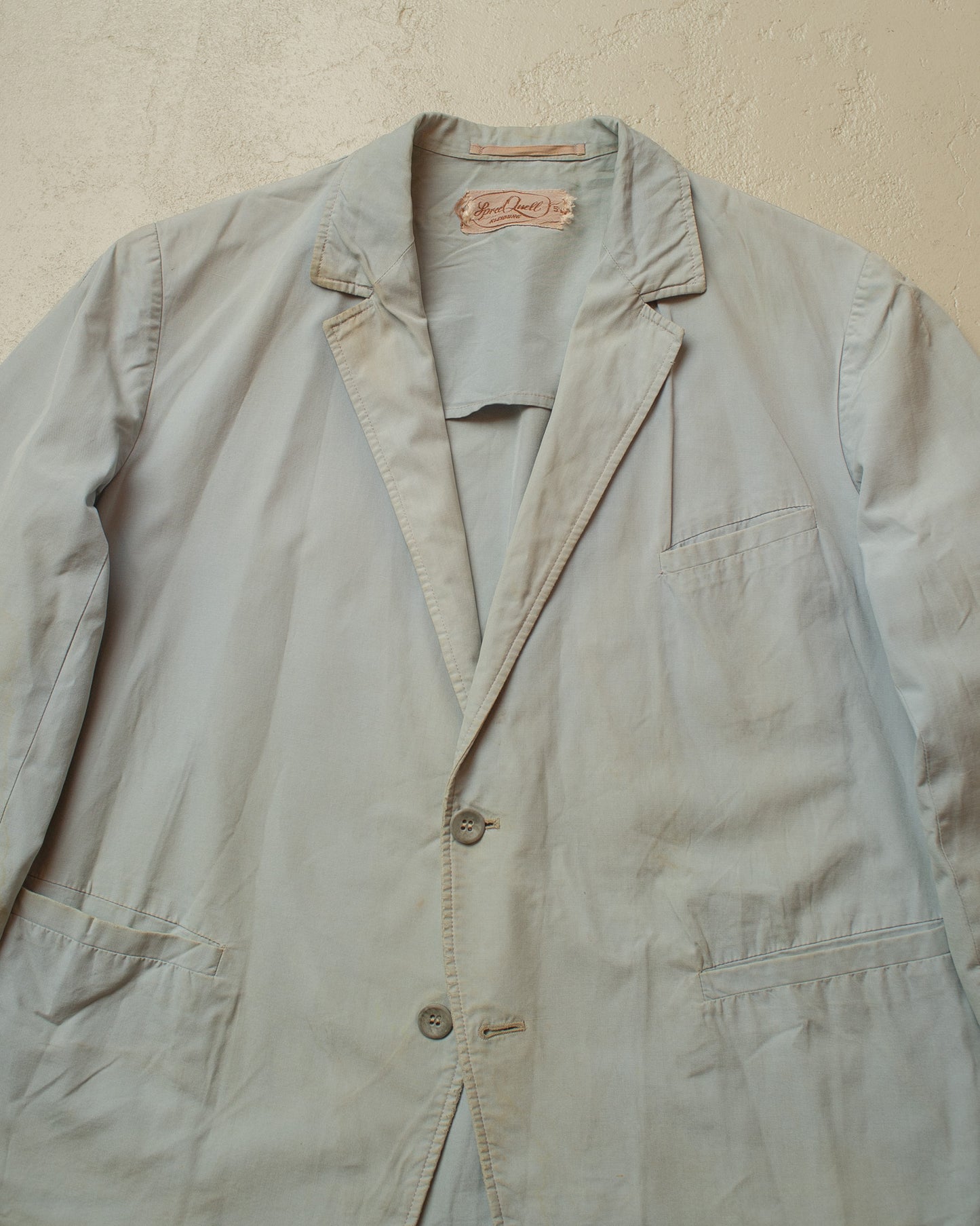1950s German SpreeQuell light Jacket blue - L/XL