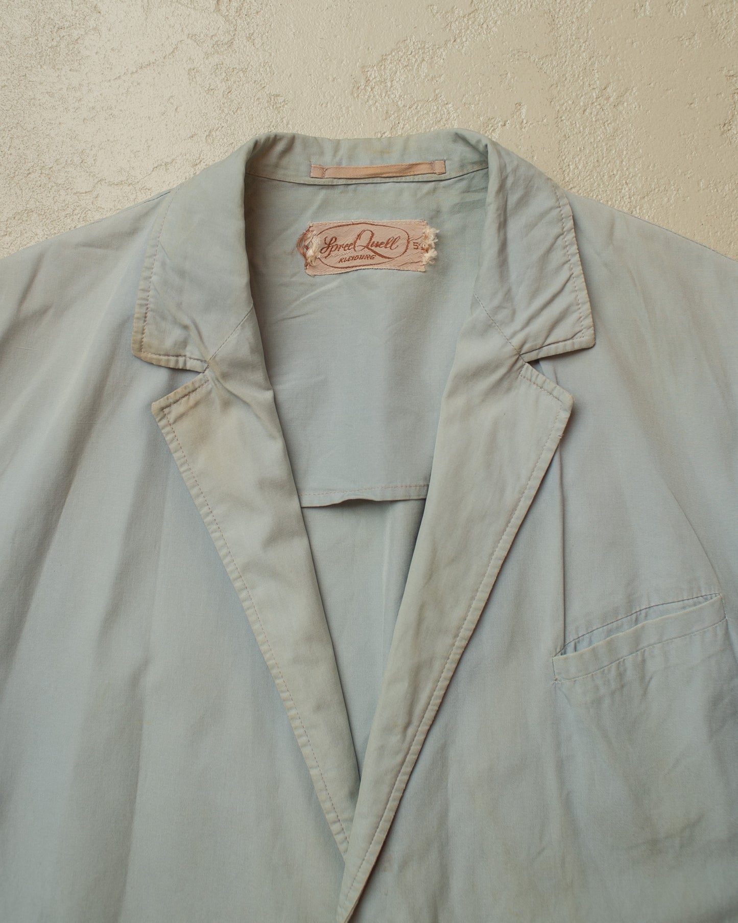 1950s German SpreeQuell light Jacket blue - L/XL