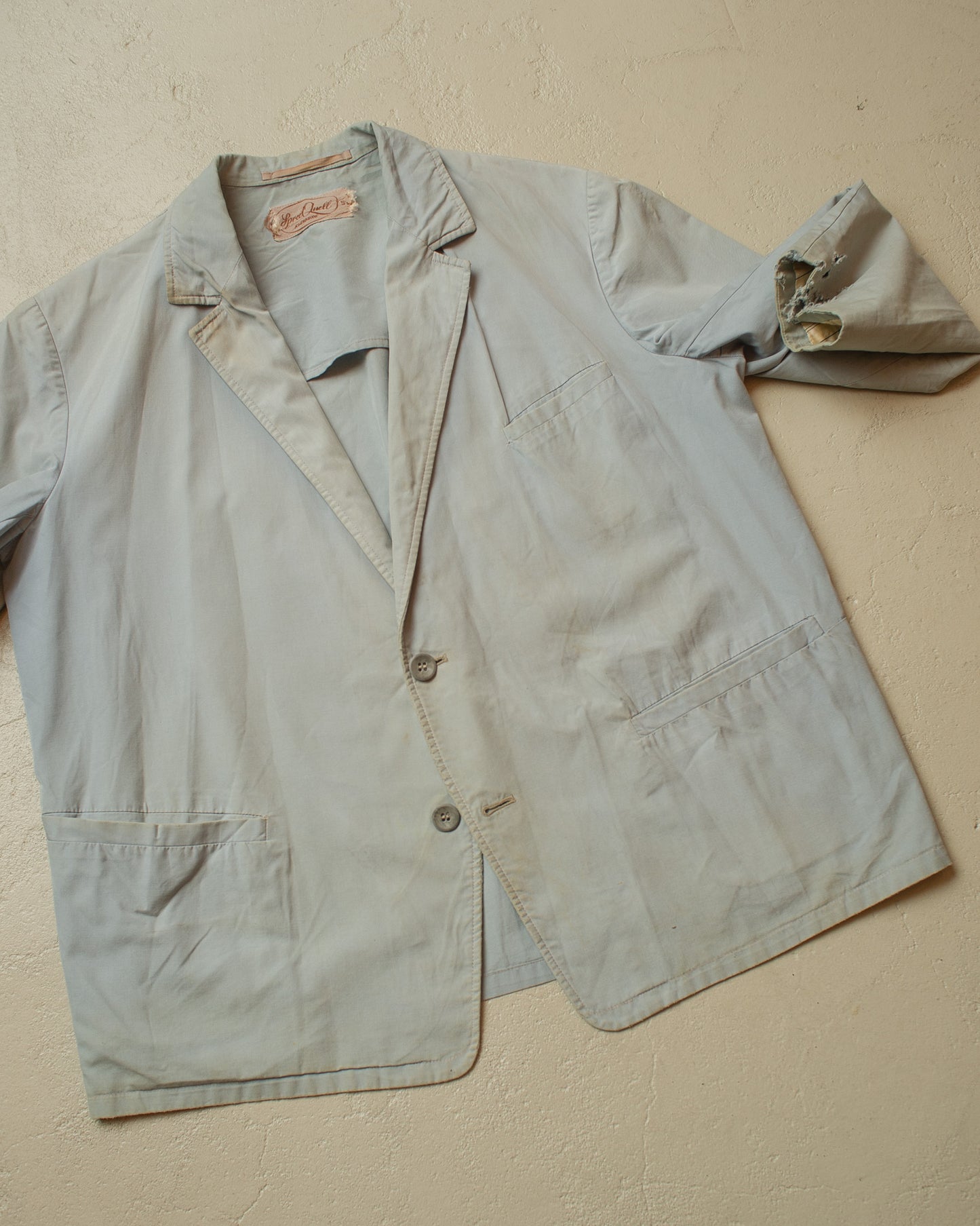 1950s German SpreeQuell light Jacket blue - L/XL