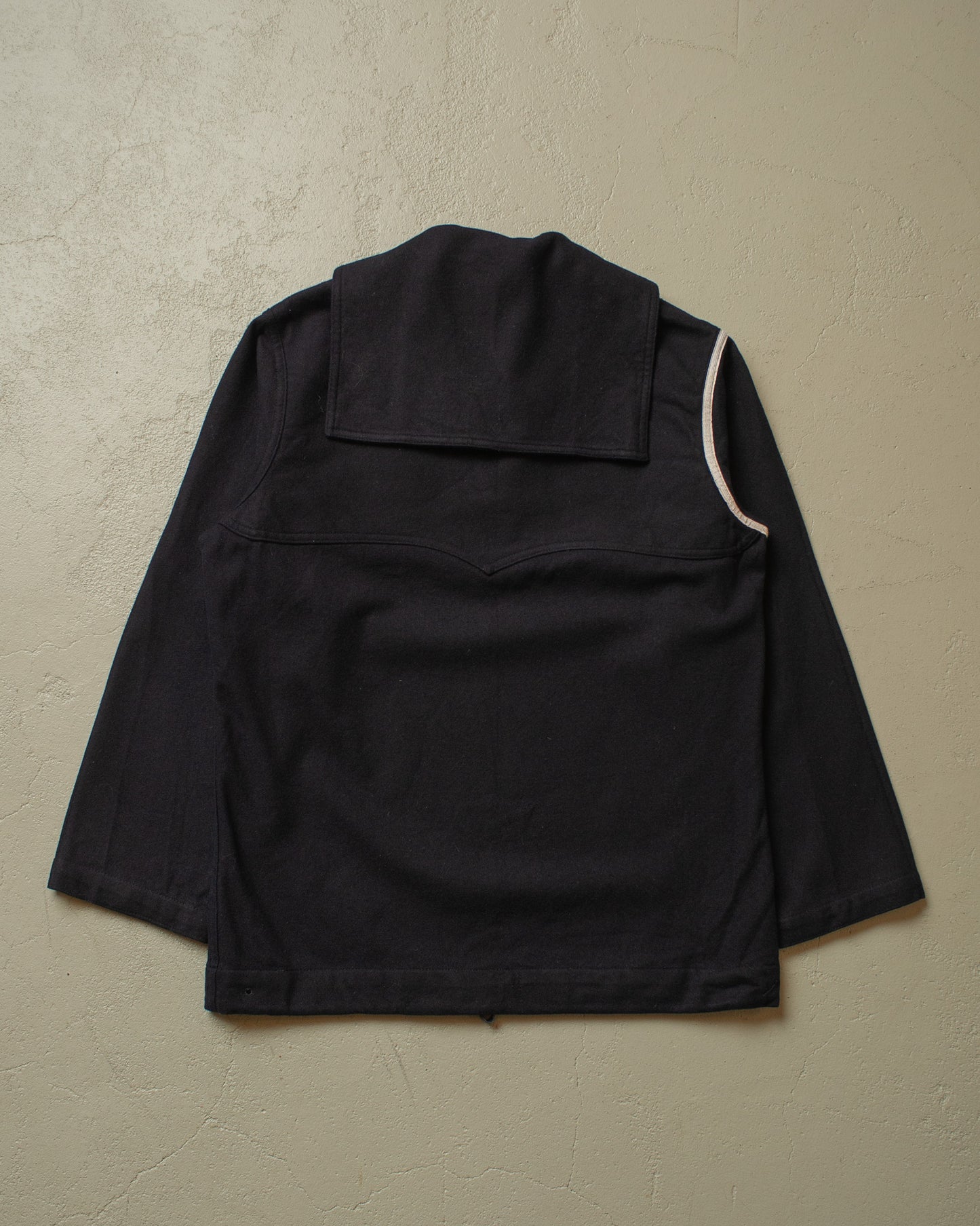 1940s WW2 US Navy Wool Pullover black - S