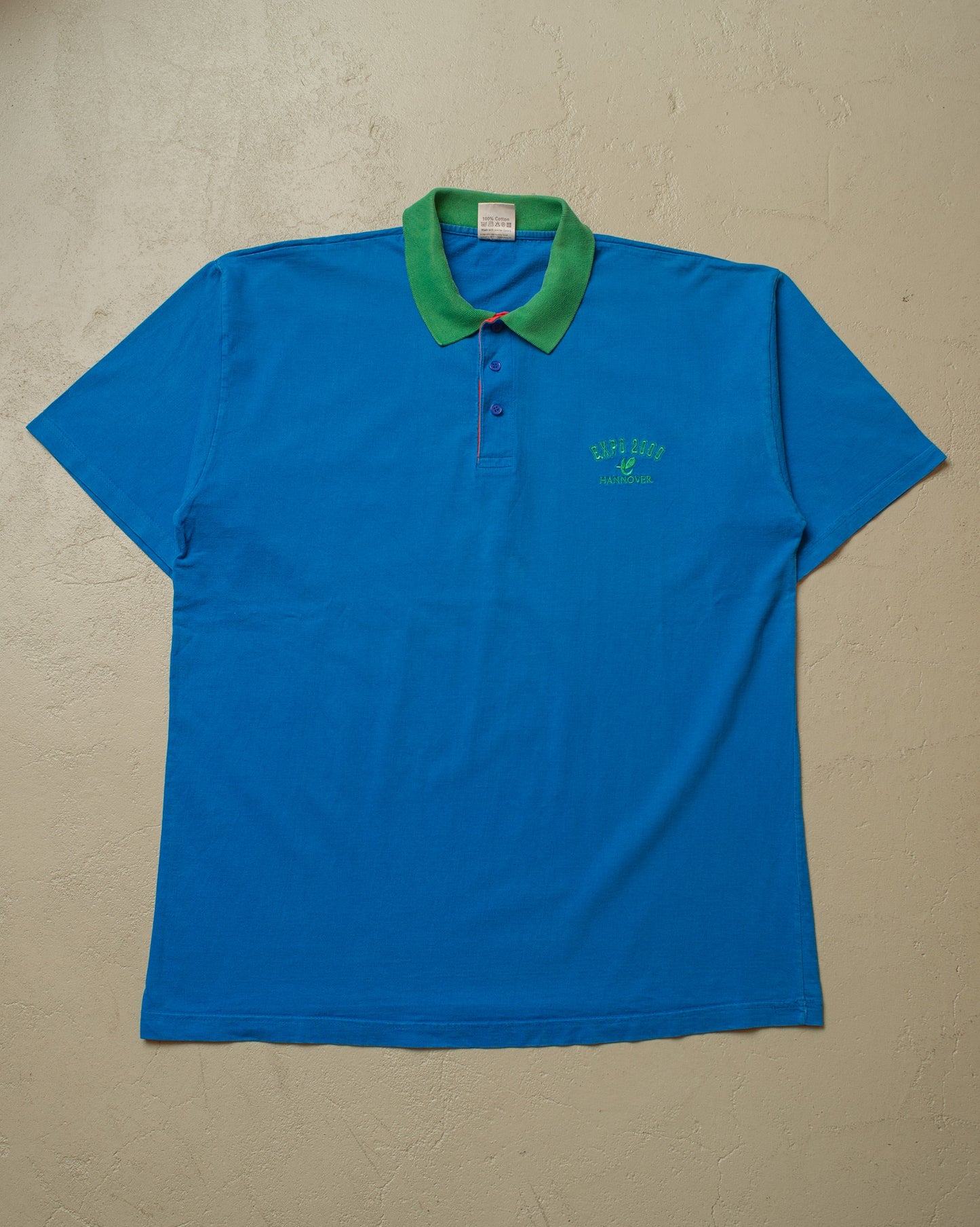 2000 Expo Hannover Two Tone Polo blue - XXL