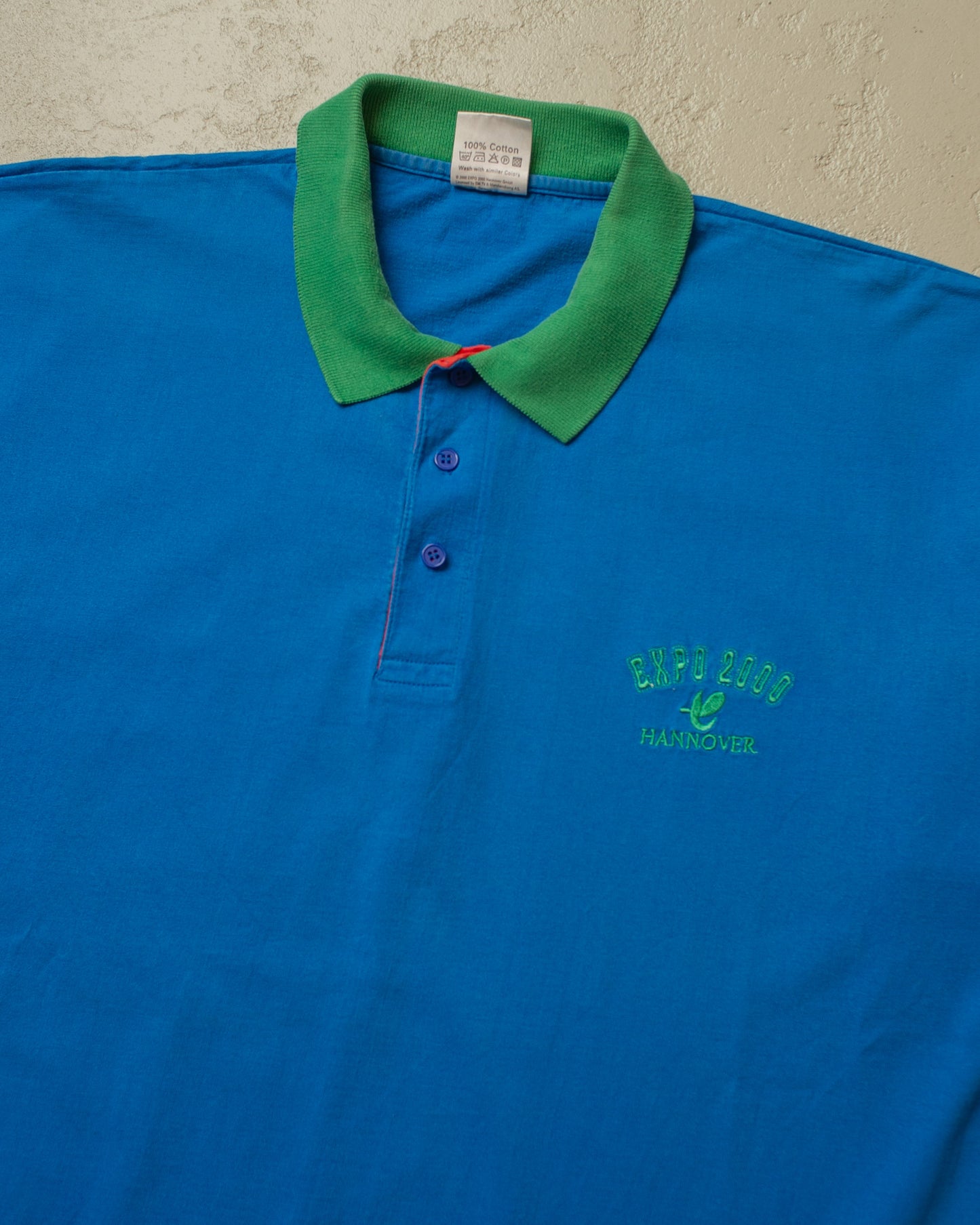 2000 Expo Hannover Two Tone Polo blue - XXL