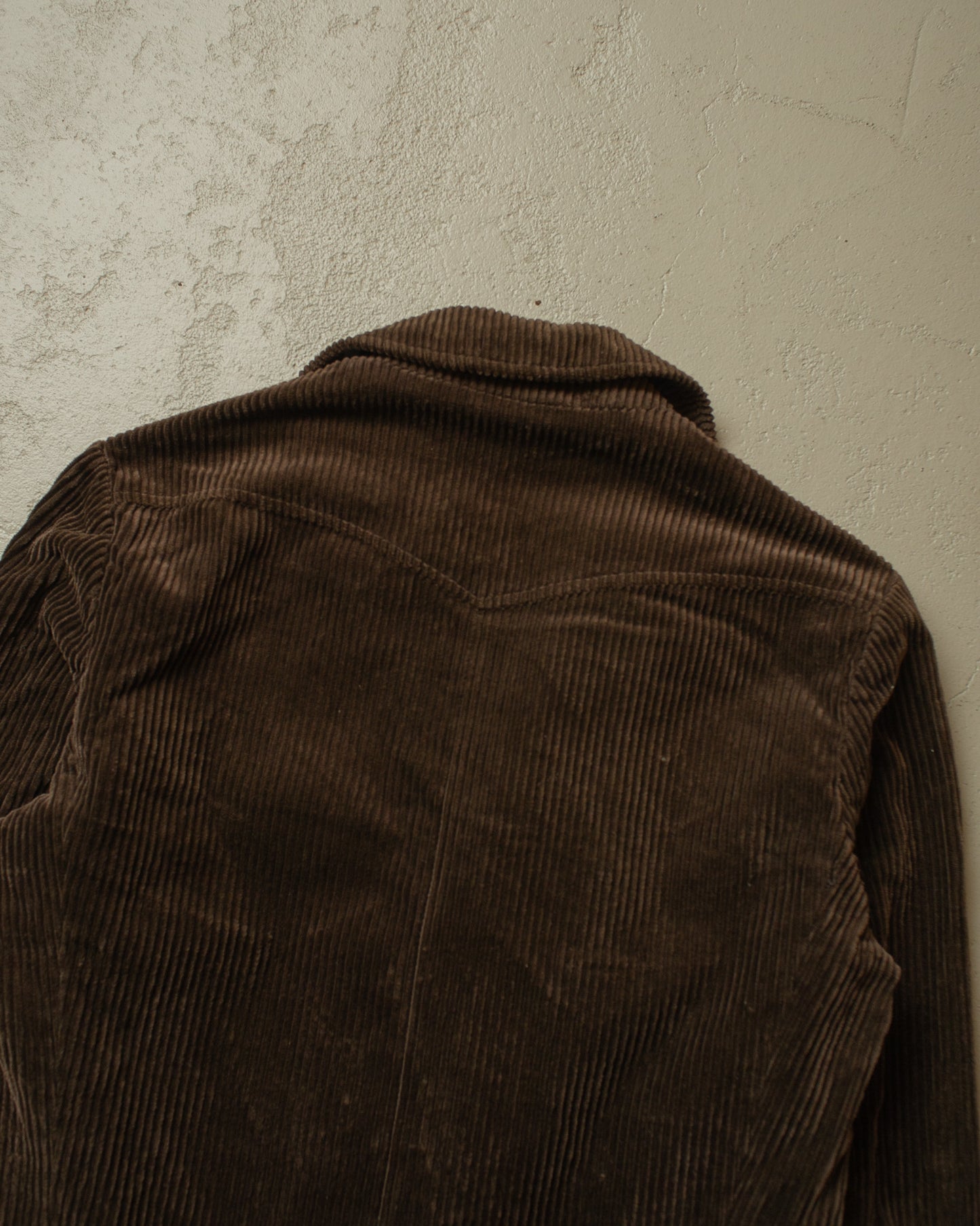 1960s/70s Kompass Corduory Biker Jacket brown - S/M