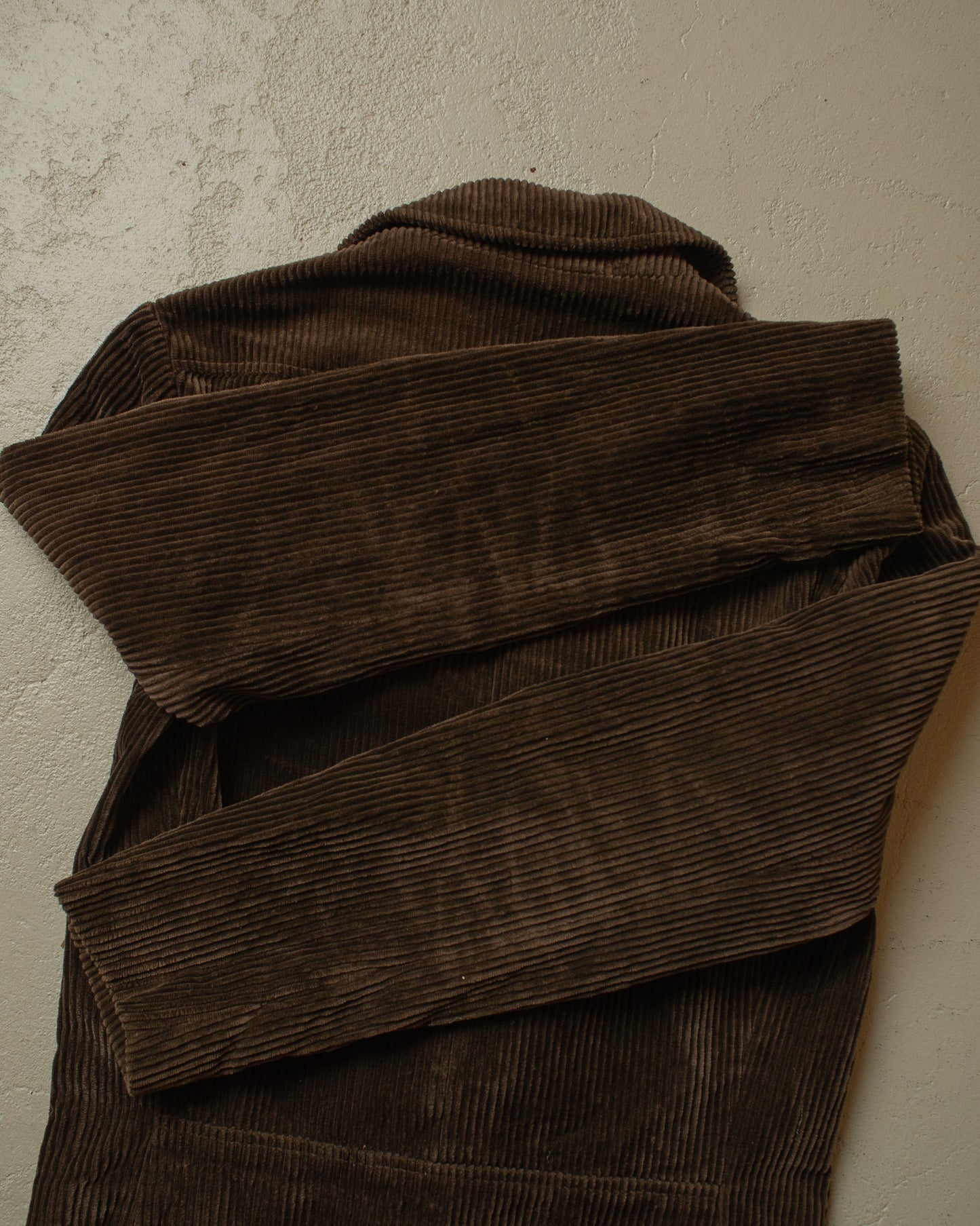 1960s/70s Kompass Corduory Biker Jacket brown - S/M