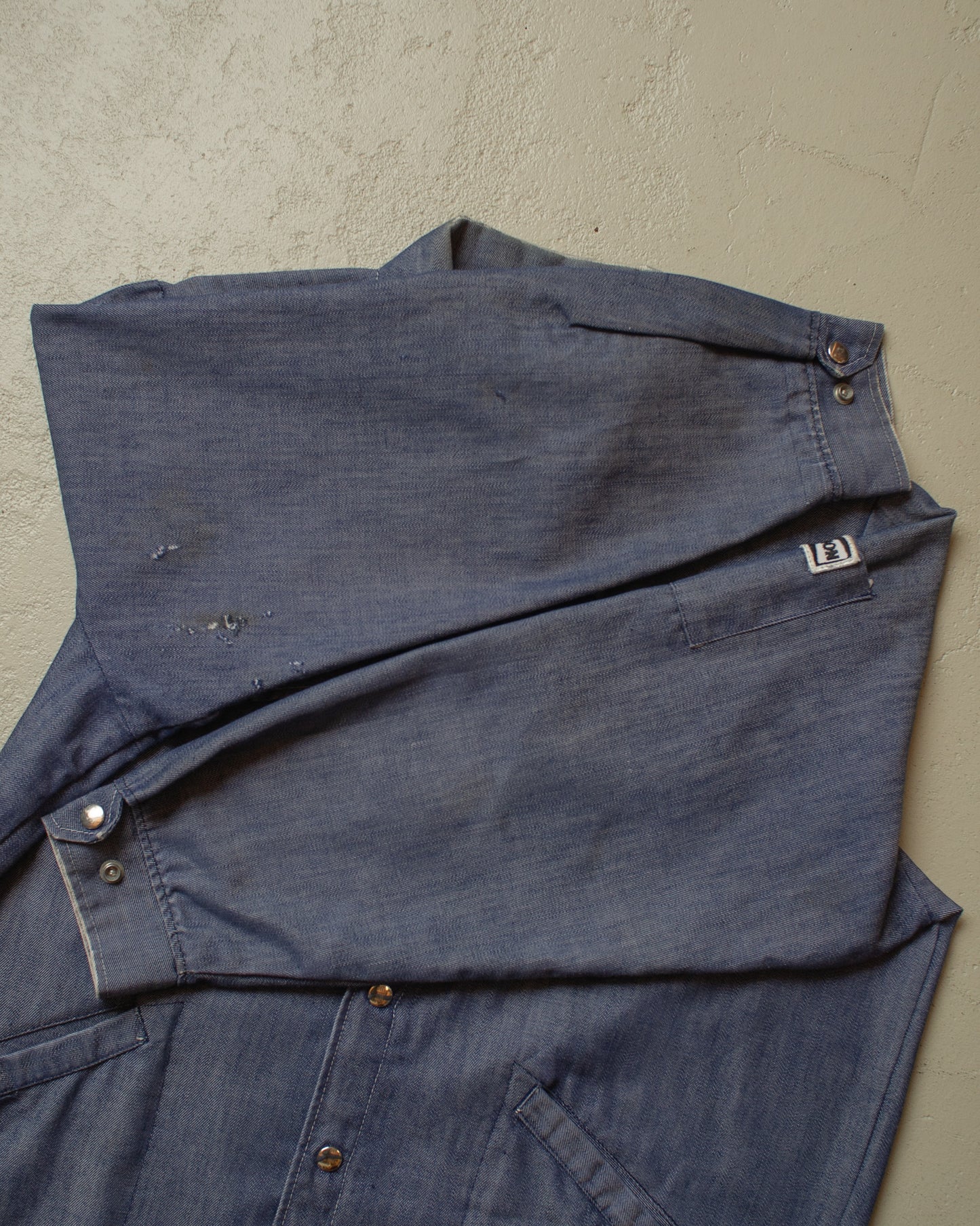 1970s Champion Mechanic Denim Jacket blue - XL/XXL