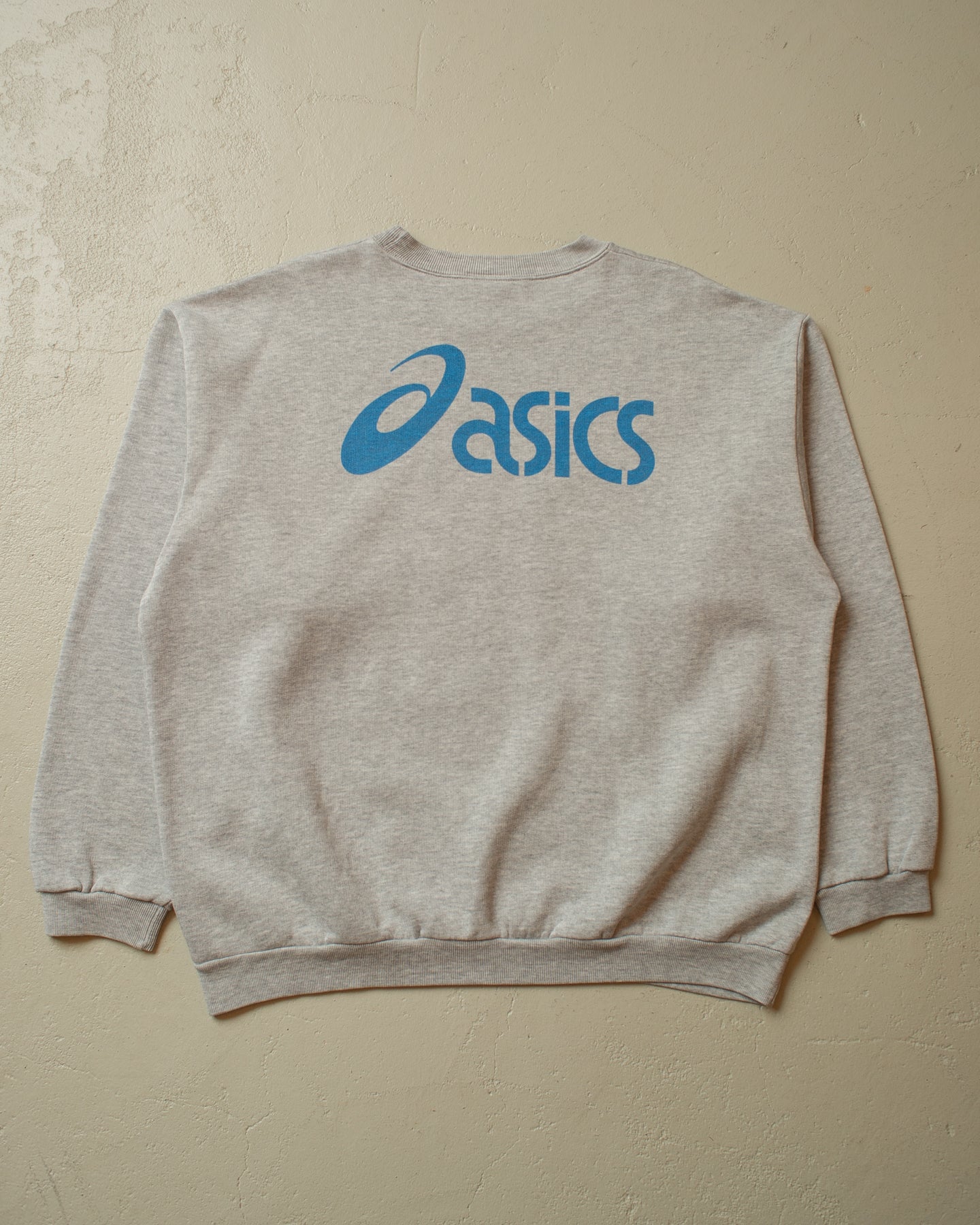 1990s Asics Rom Marathon Sweatshirt grey - L/XL