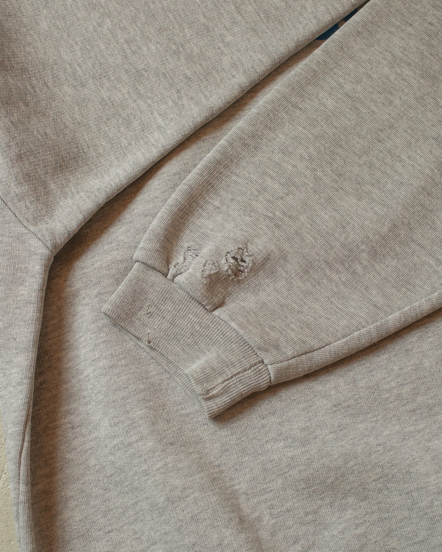 1990s Asics Rom Marathon Sweatshirt grey - L/XL