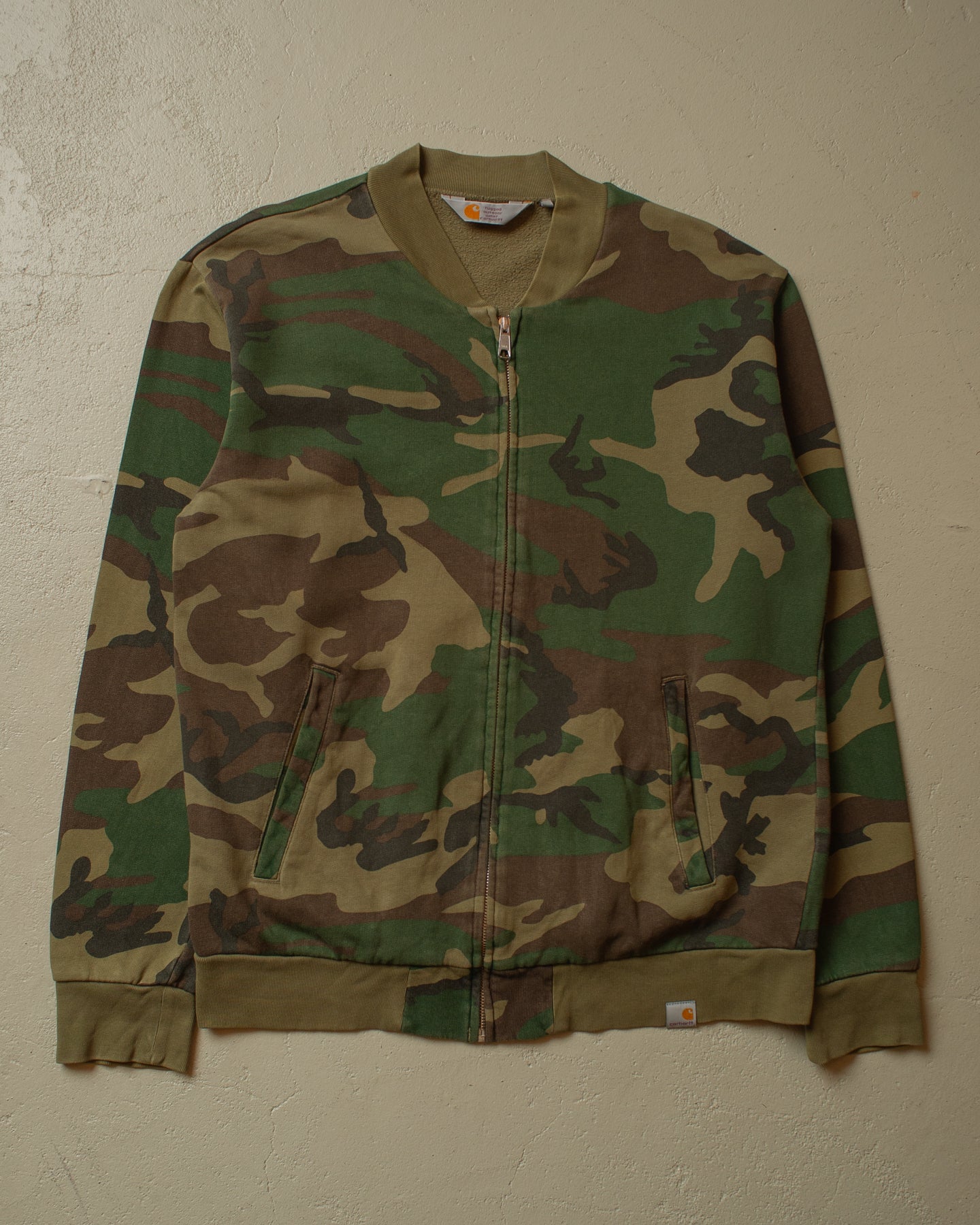 2000s Carhartt Camo Zip Sweatshirt - L/XL