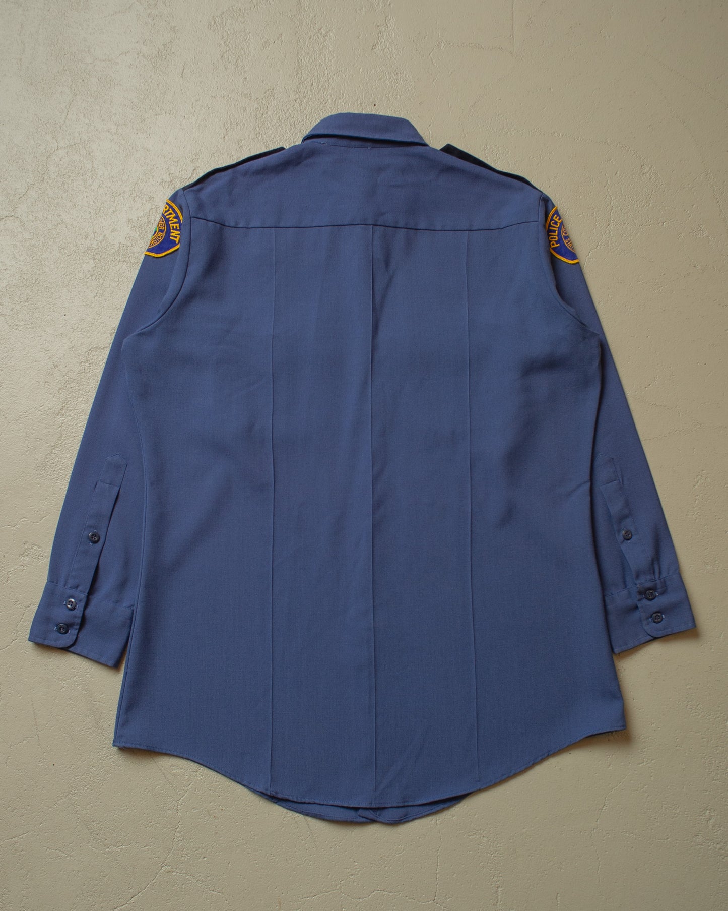 1970s Vancouver Police Department Work Shirt blue - XL/XXL