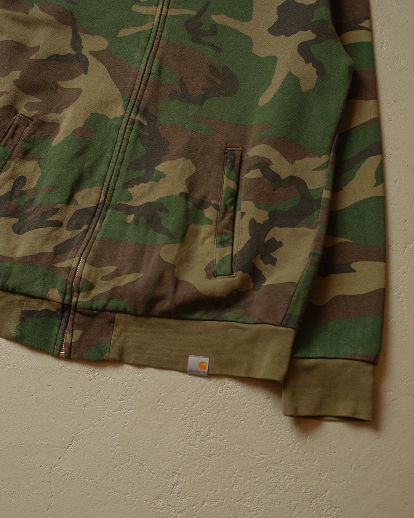 2000s Carhartt Camo Zip Sweatshirt - L/XL