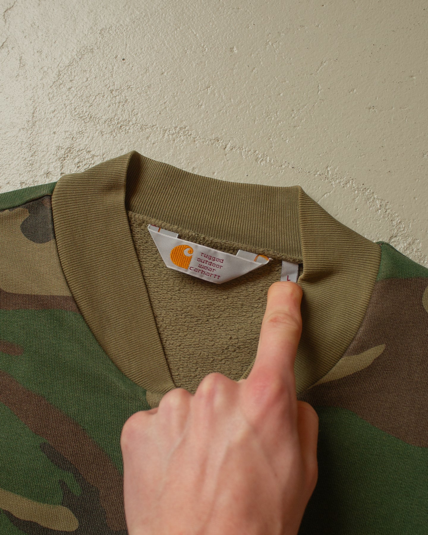 2000s Carhartt Camo Zip Sweatshirt - L/XL