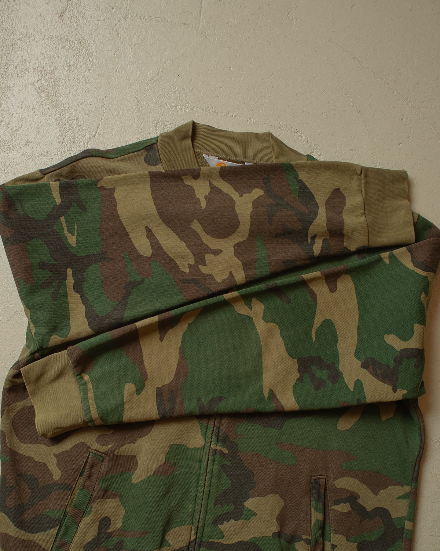 2000s Carhartt Camo Zip Sweatshirt - L/XL