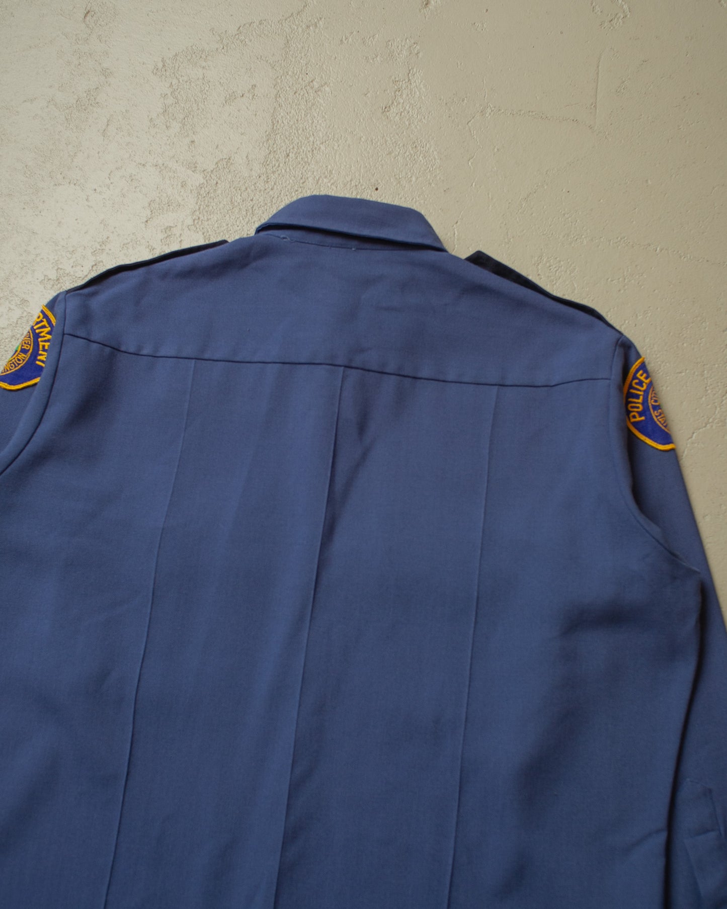1970s Vancouver Police Department Work Shirt blue - XL/XXL